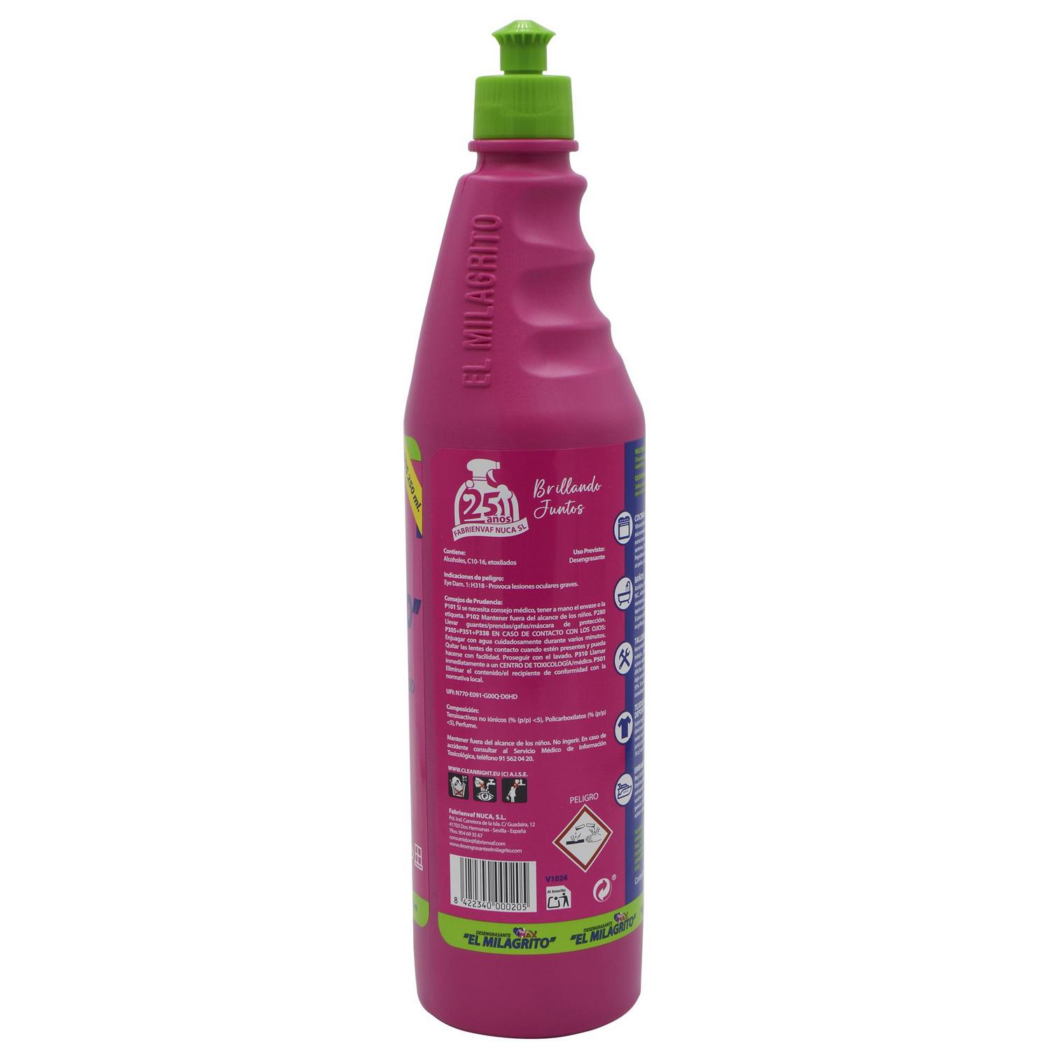 Desengrasante multiusos perfumado El Milagrito 1 l.