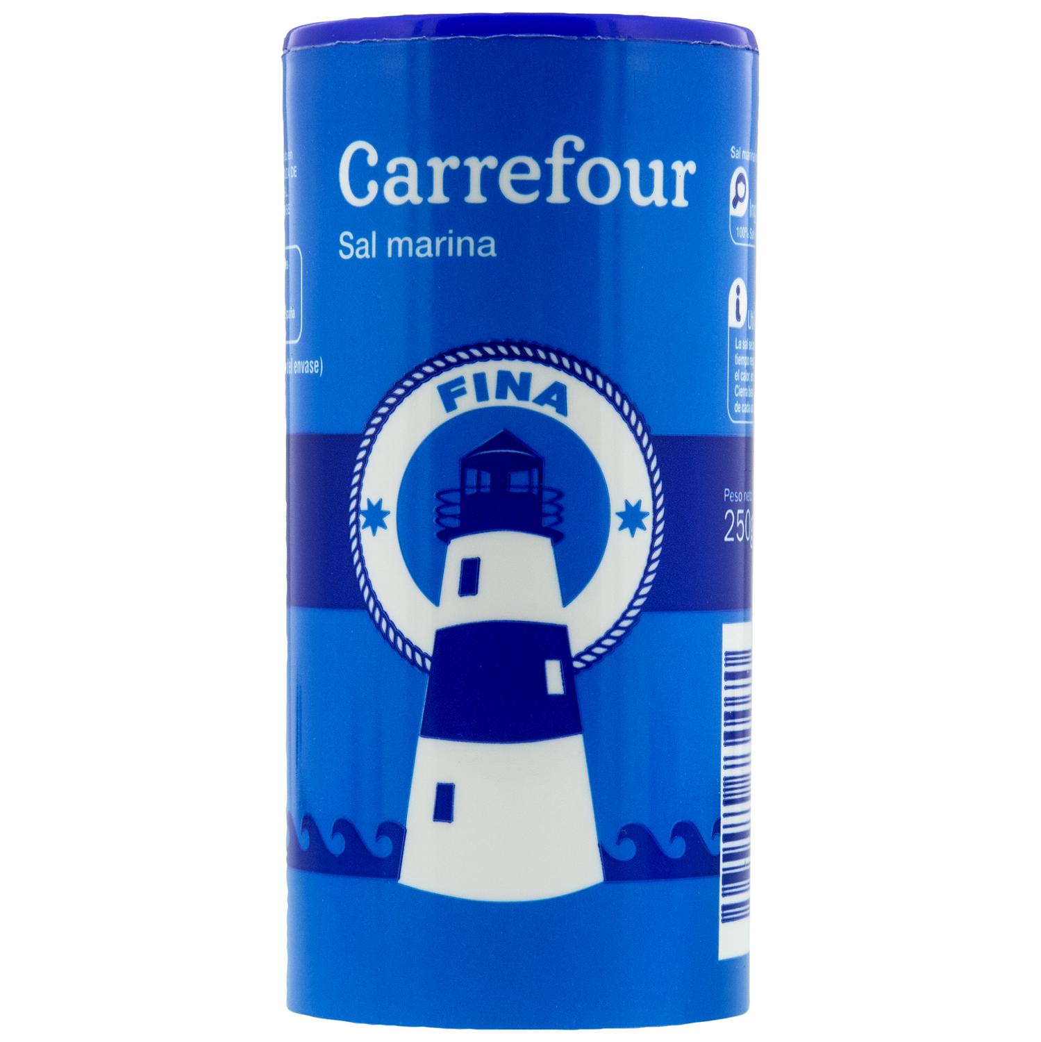 Sal marina fina Carrefour 250 g.