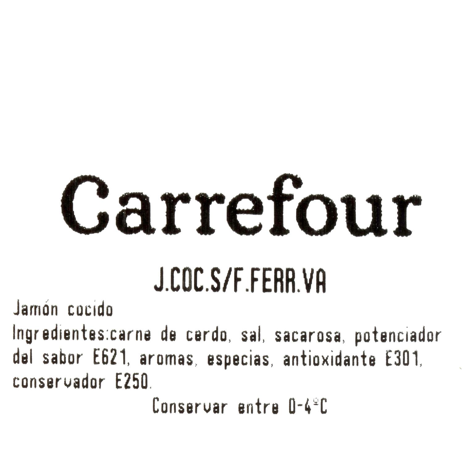 Jamón cocido extra s/fosfatos Ferrarini al corte 150 g aprox