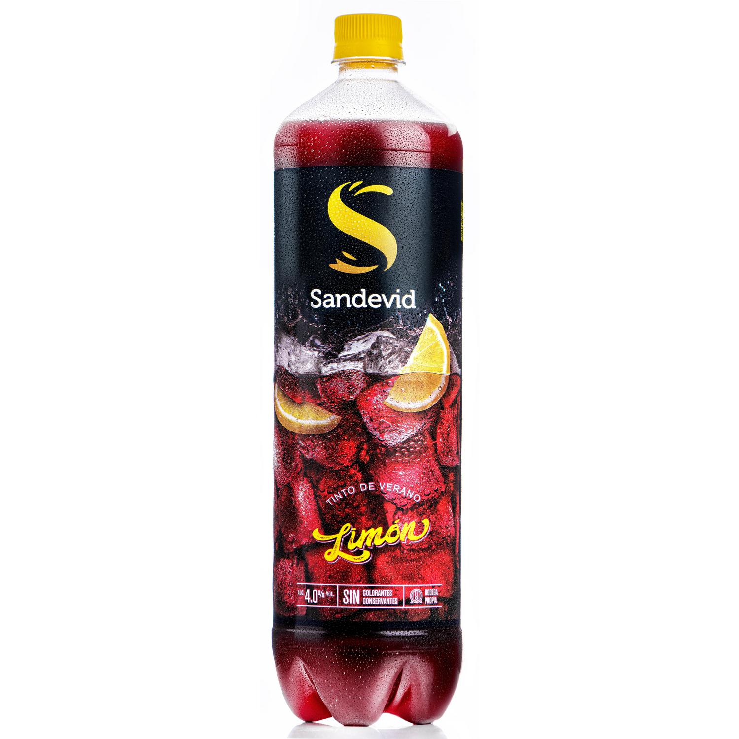 Tinto de verano Sandevid con limón 2 l.