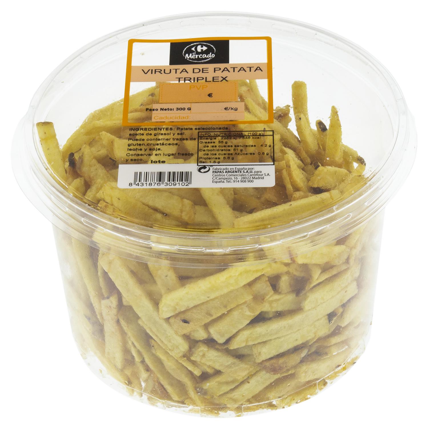 Viruta papata triplex Carrefour 300 g