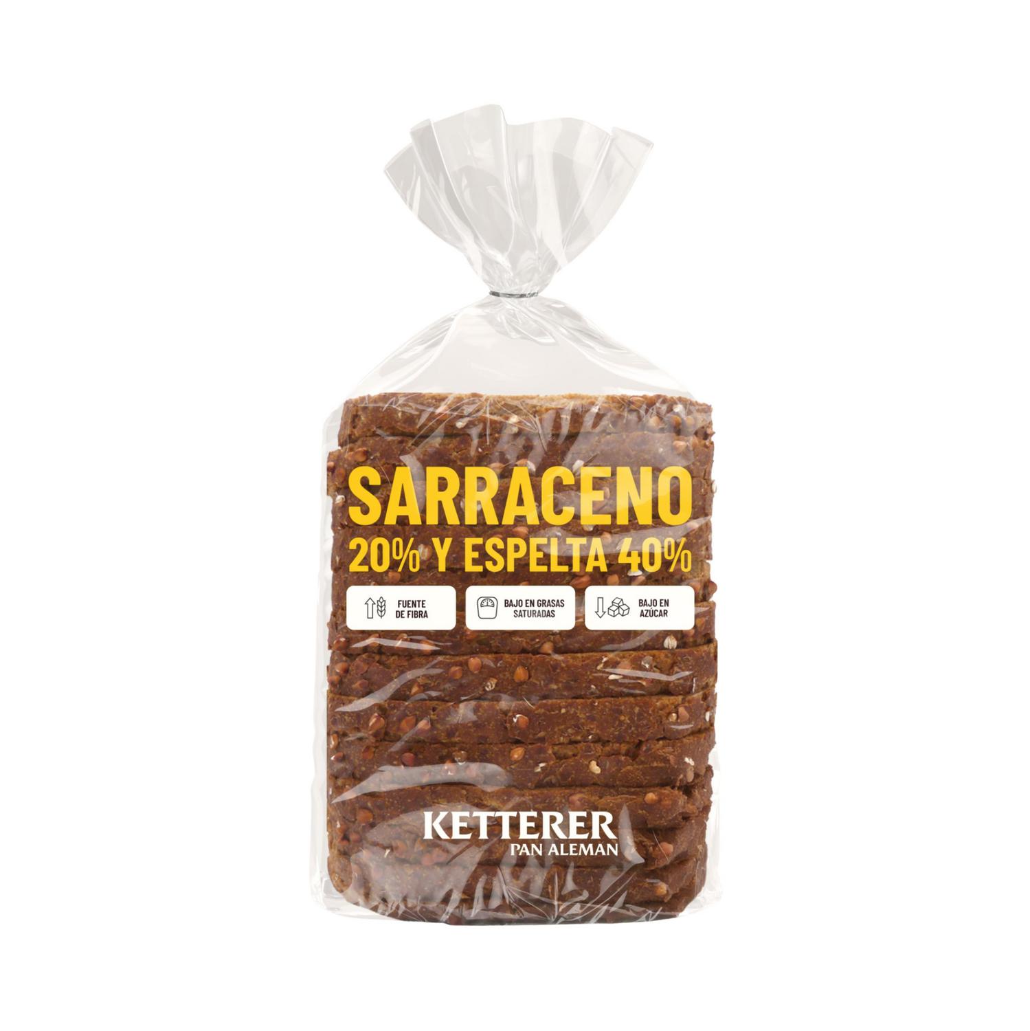 Pan de sarraceno y espelta 450 g