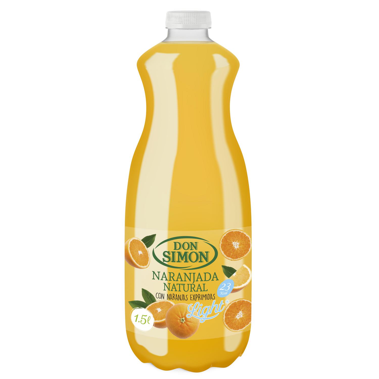 Naranjada natural light Don Simón 1,5 l.