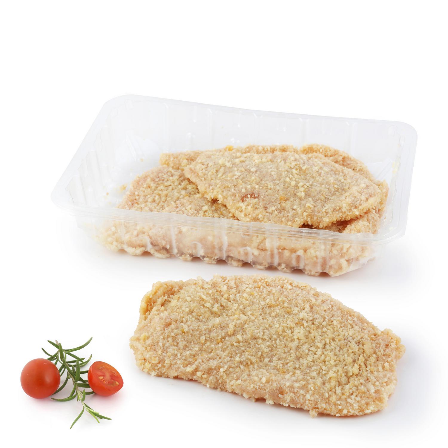 Filetes de pollo empanado El Mercado sin gluten 500 g aprox
