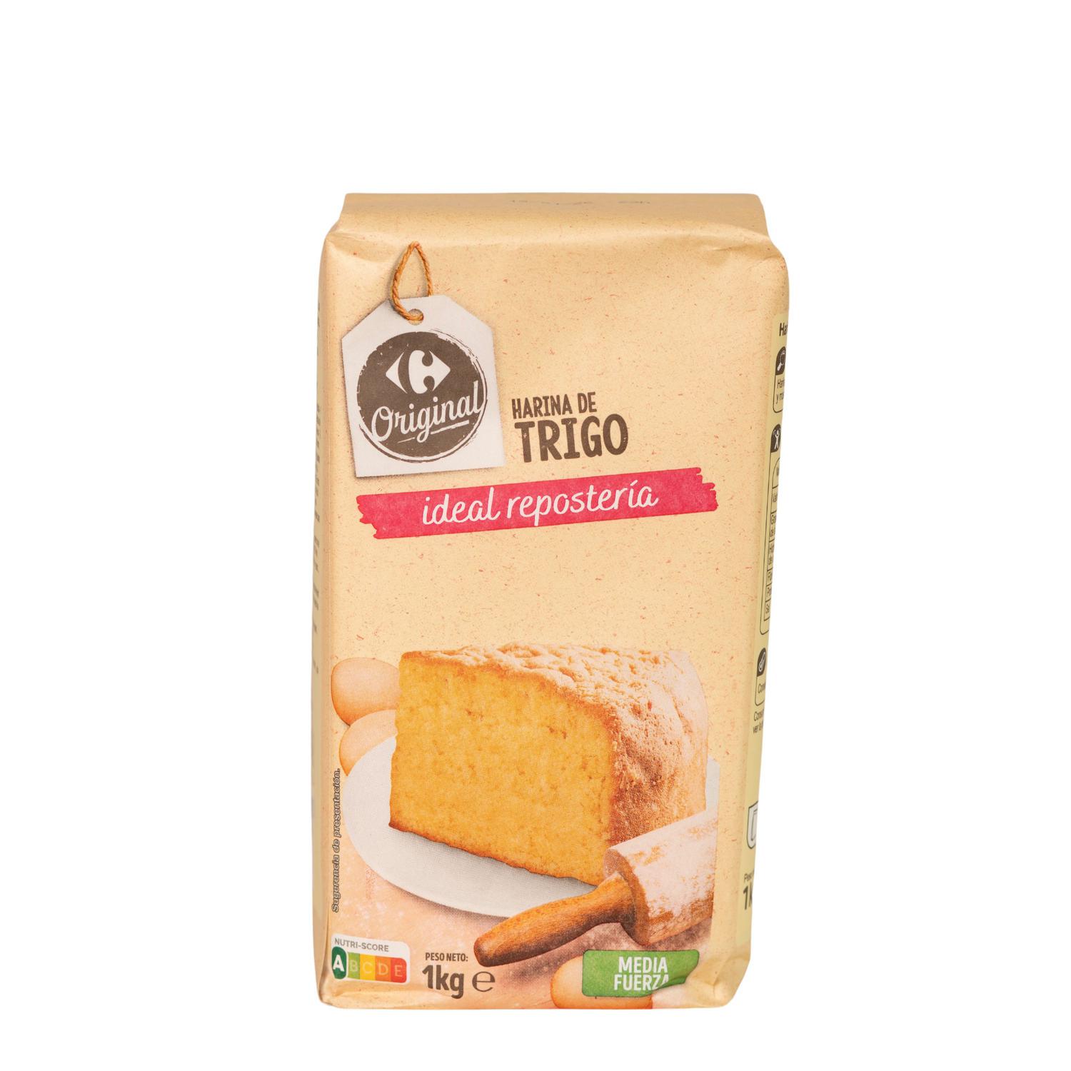 Harina de trigo especial repostería Original Carrefour 1 kg.