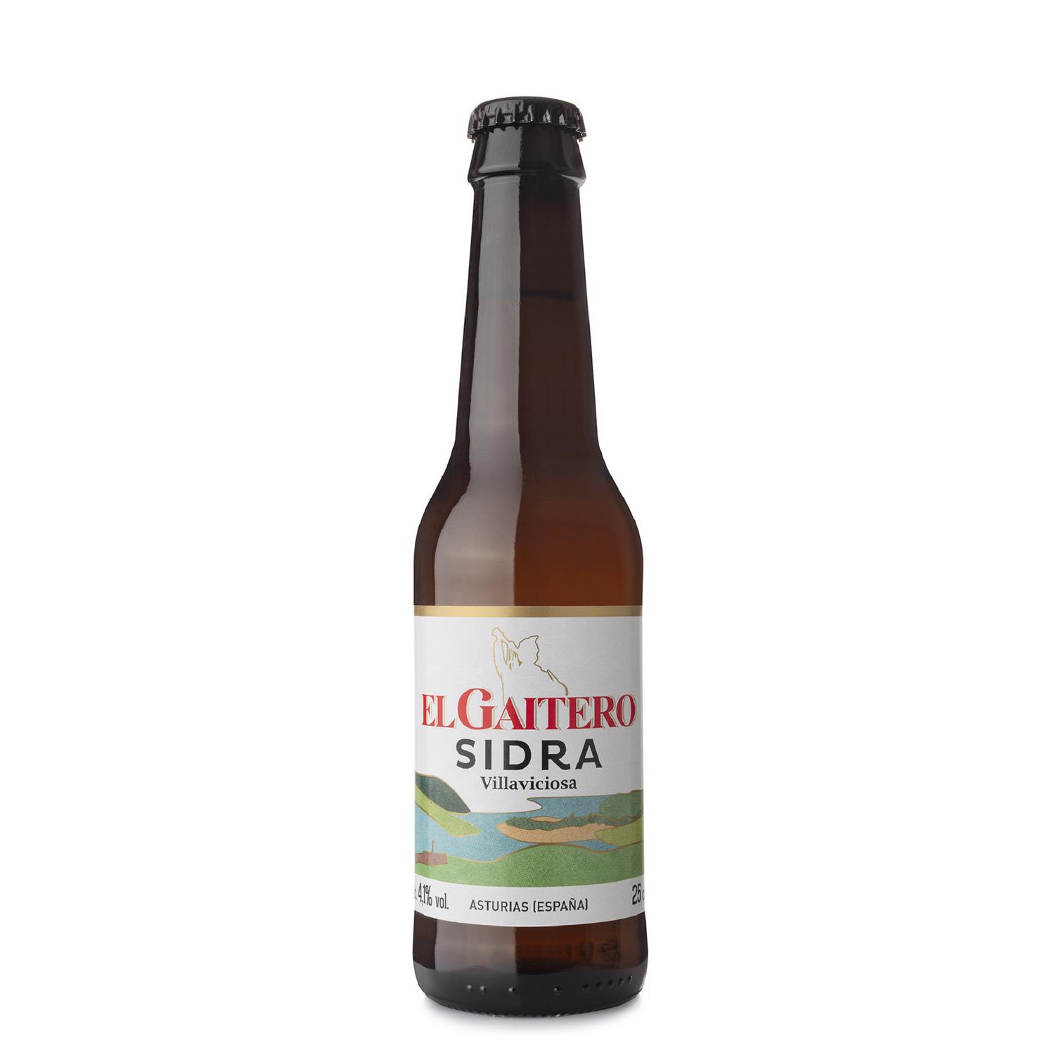 Sidra El Gaitero Villaviciosa botella 25 cl.