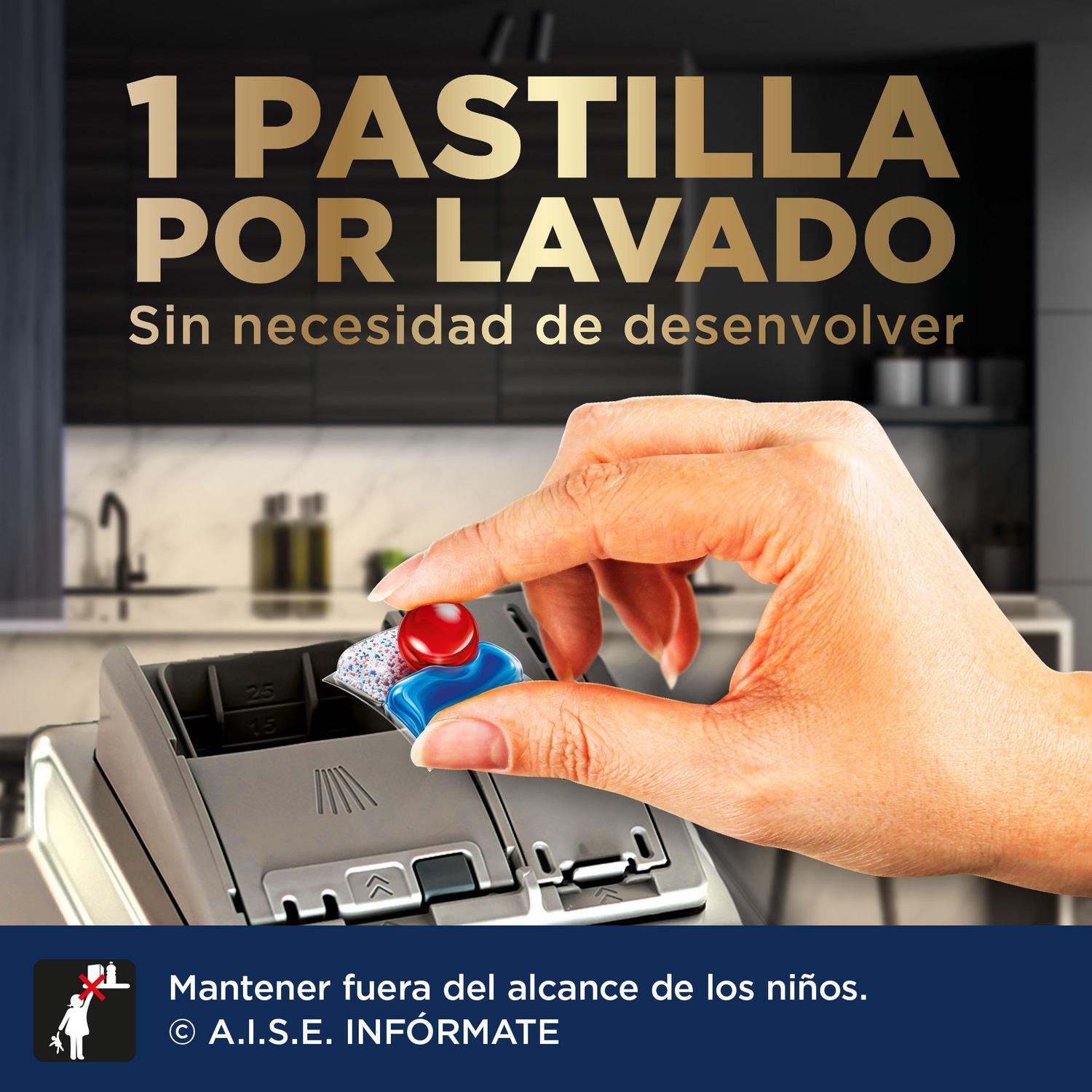 Lavavajillas a máquina en pastillas Ultimate All in 1 Finish Powerball 70 ud.