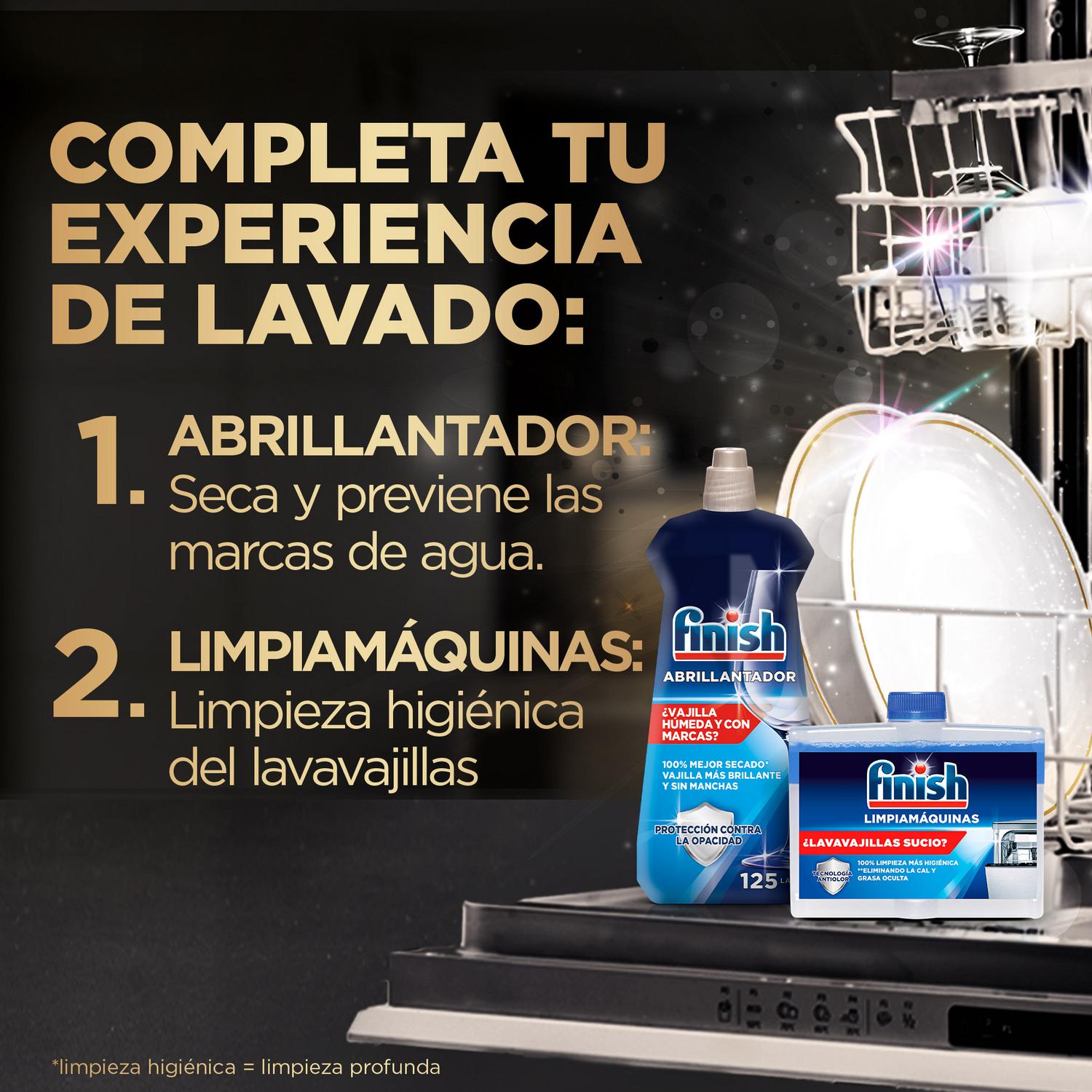 Lavavajillas a máquina en pastillas Ultimate All in 1 Finish Powerball 70 ud.
