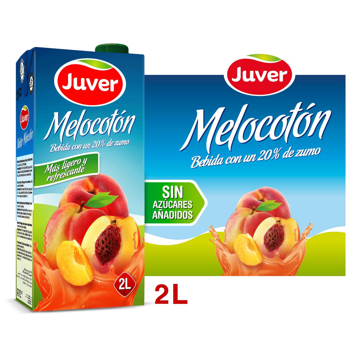 Néctar de melocotón Juver brik 2 l.
