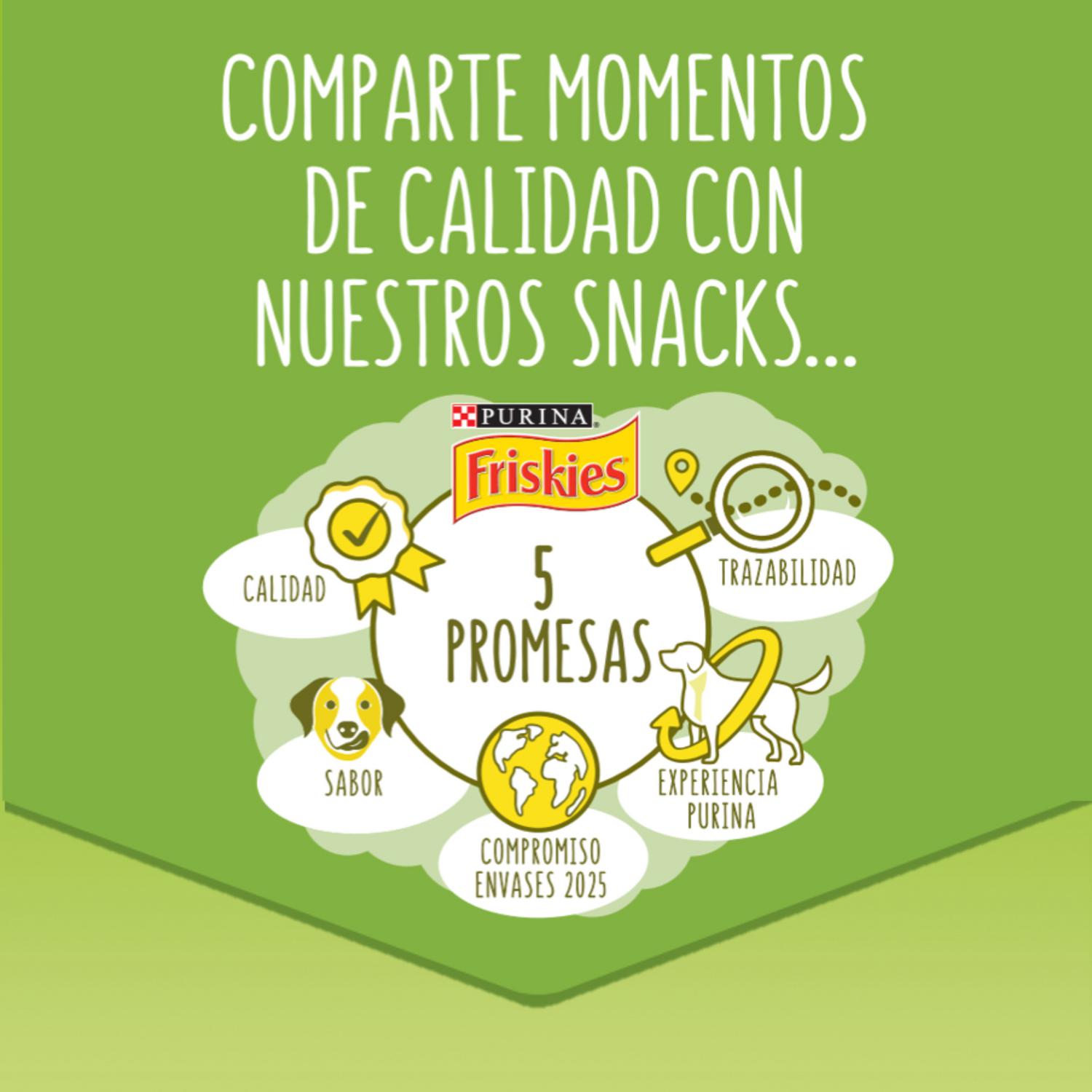 Snack de bacón para perros Purina Friskies Bon Bacon 120 g.