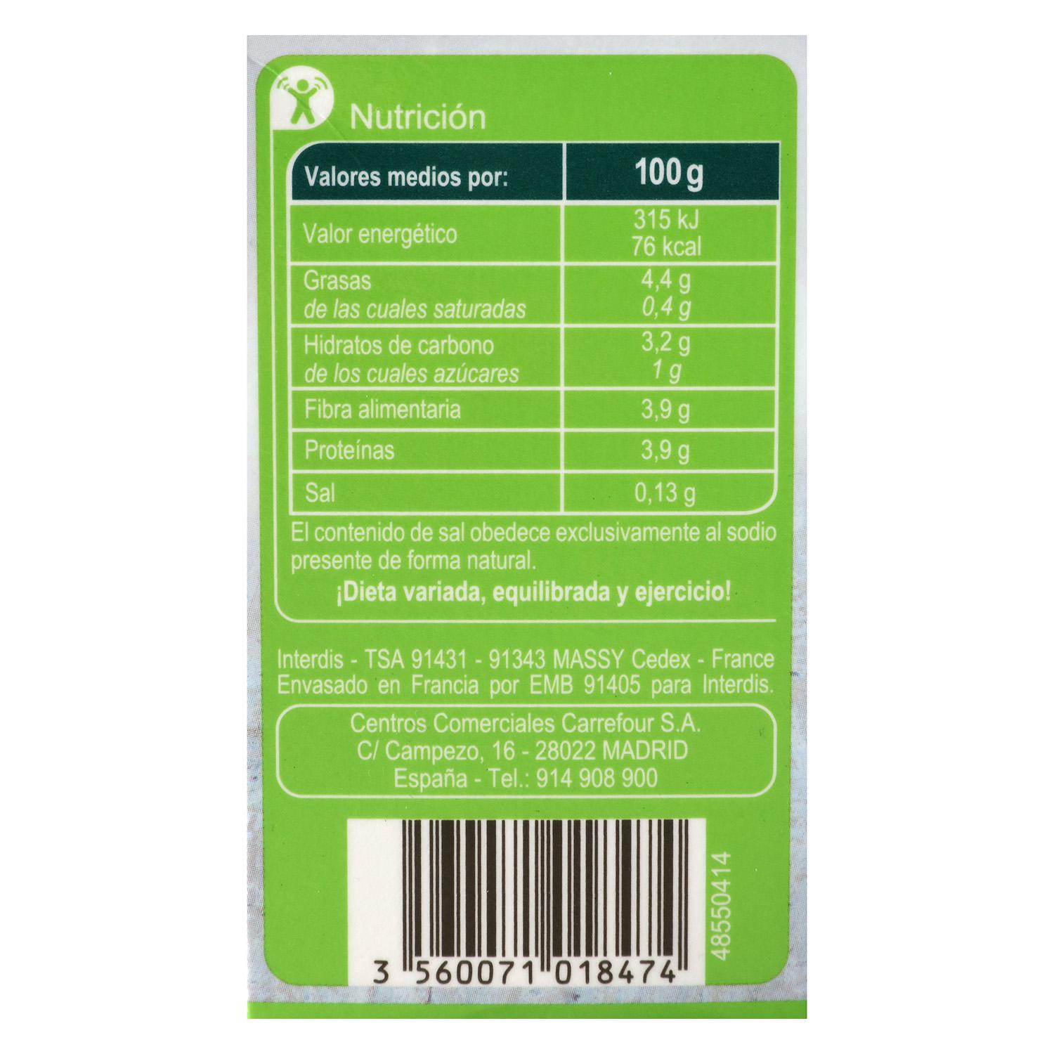 Perejil ultracongelado Carrefour 50 g.