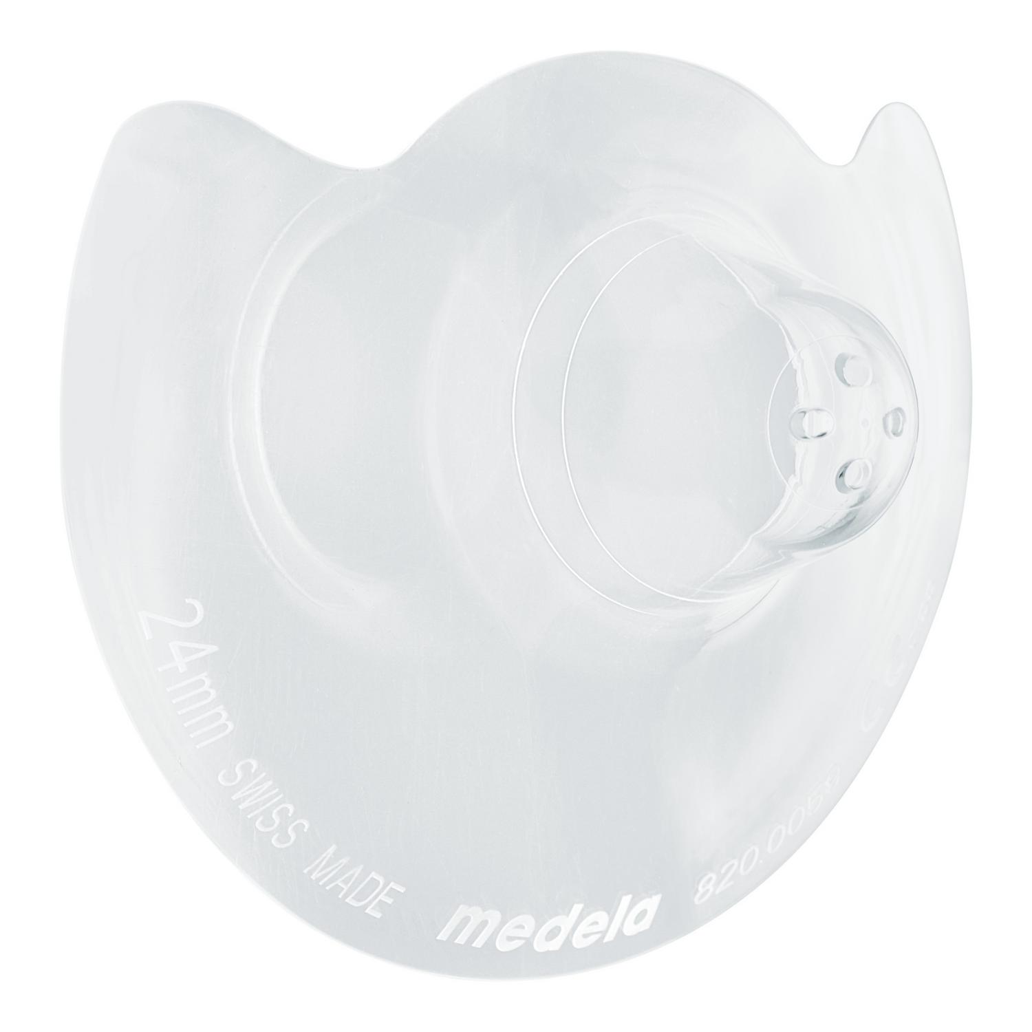 Pezoneras para lactancia de silicona talla L Contact Medela estuche 2 ud.