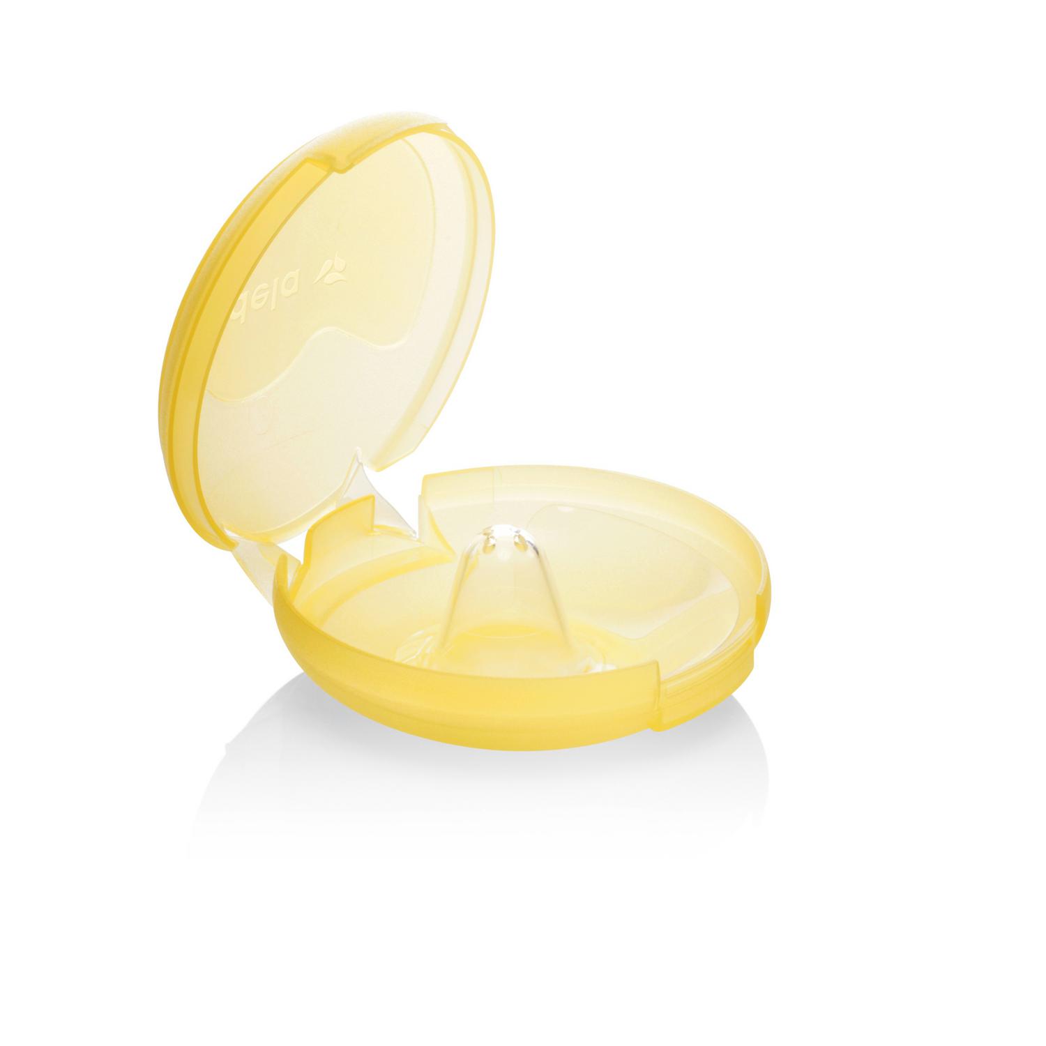 Pezoneras para lactancia de silicona talla L Contact Medela estuche 2 ud.