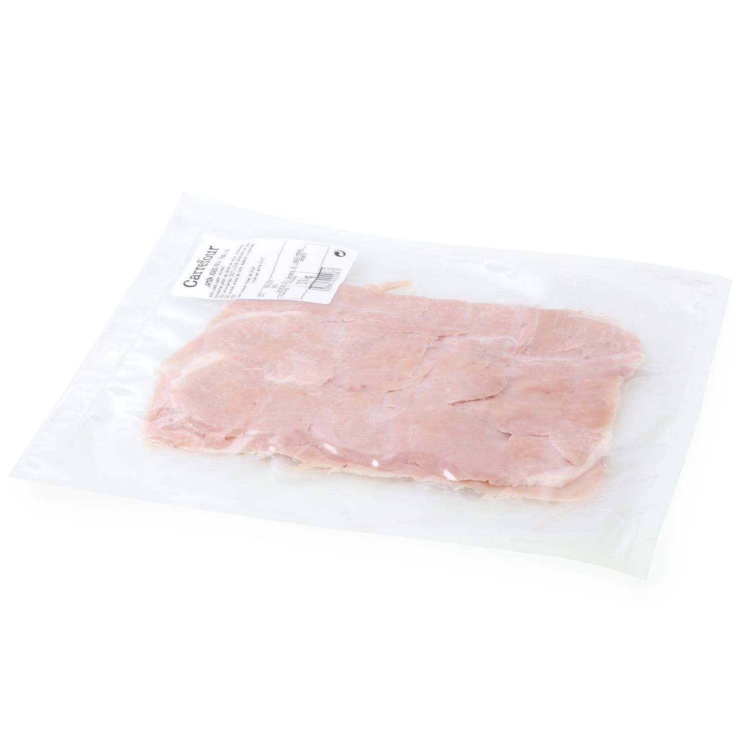 Jamón cocido con hueso al corte 150 g aprox
