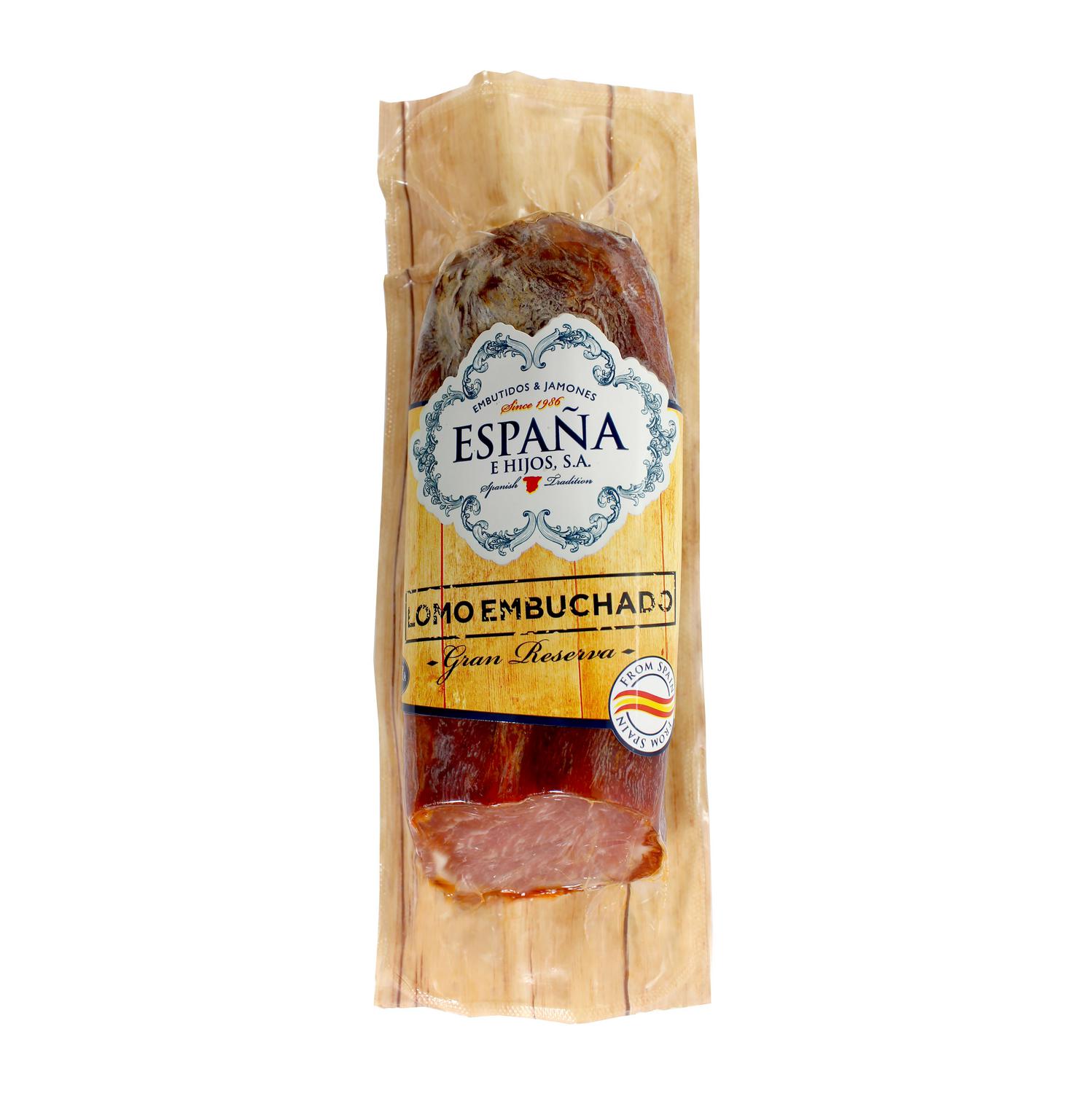 Lomo cular curado en taco pieza 375 g aprox