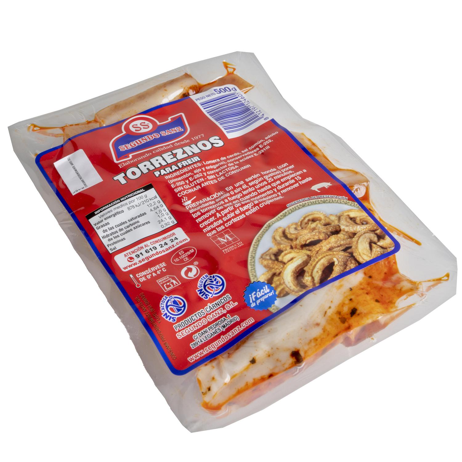 Torreznos para freír Segundo Sanz 500 g