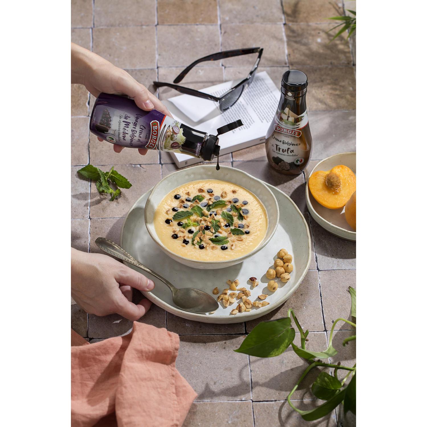Crema al vinagre balsámico de módena Borges sin azúcar añadido 250 ml.