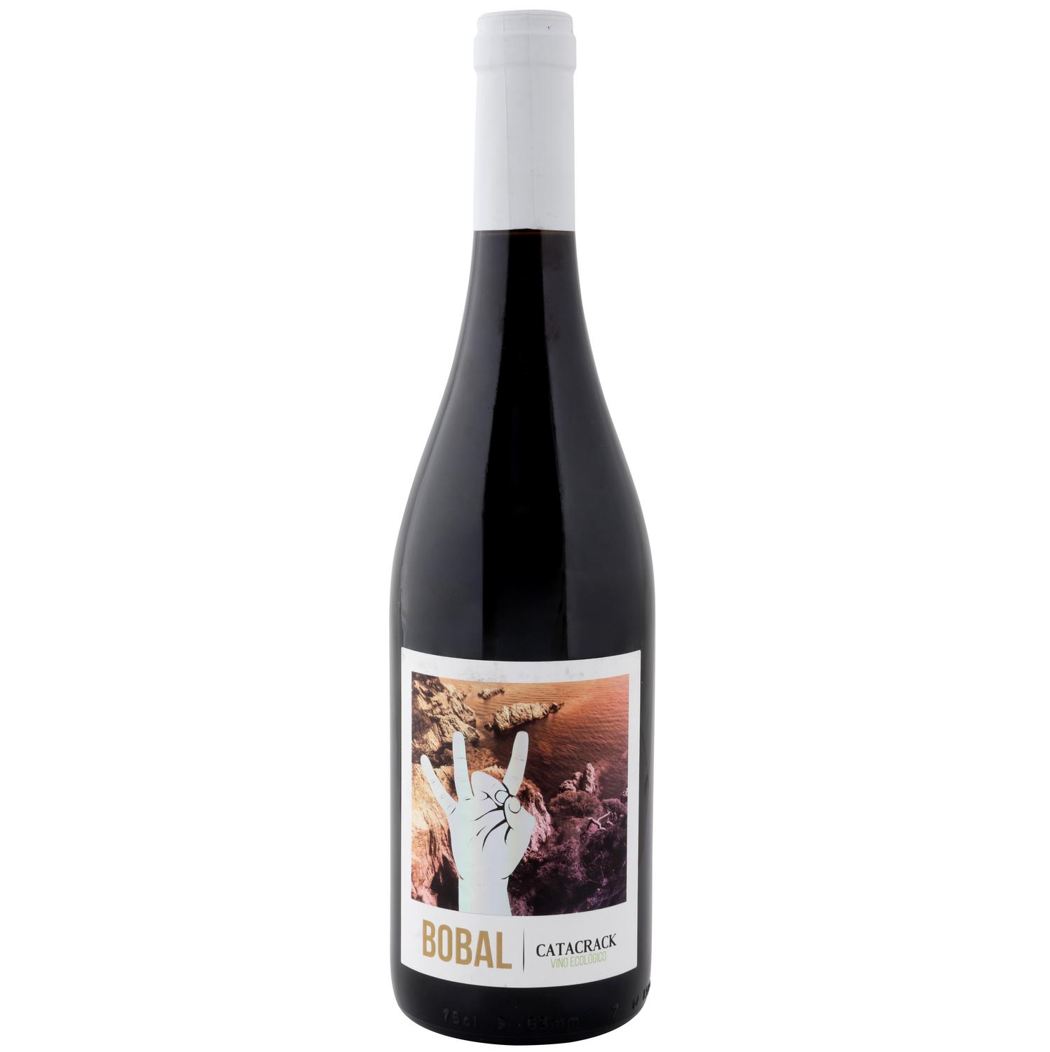 Vino tinto bobal ecológico Catacrack D.O. Utiel- Requena 75 cl.