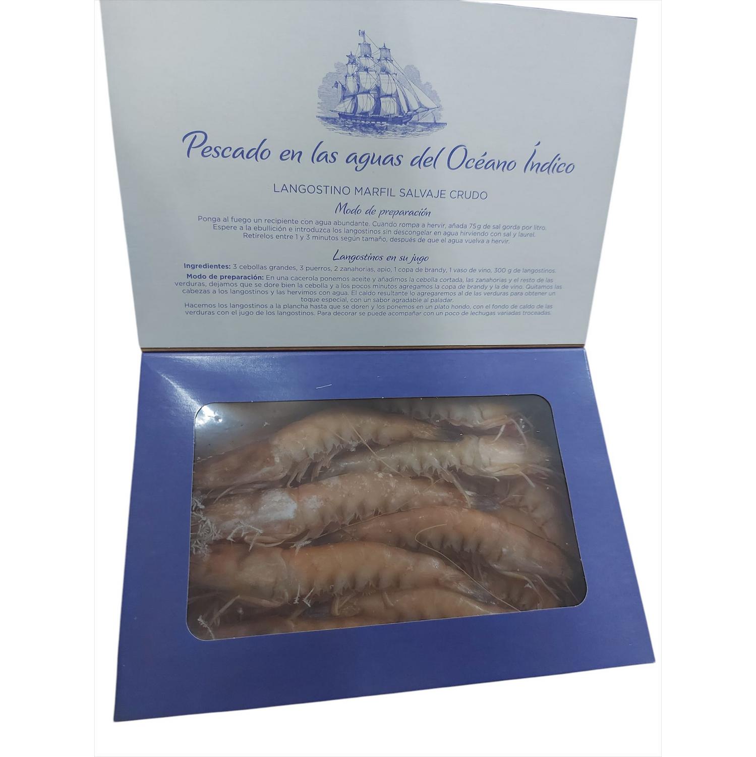 Langostino marfil 16/24 Carrefour Extra 800 g.