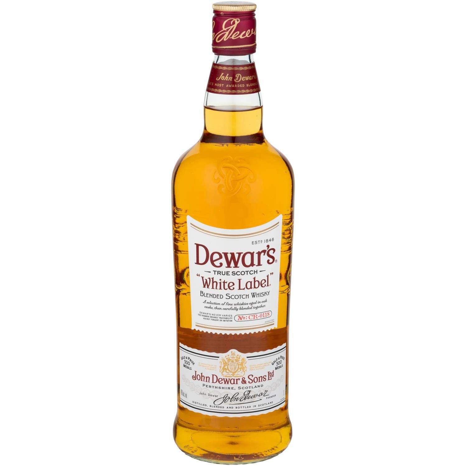 Whisky Dewar's White Label escocés 1 l.