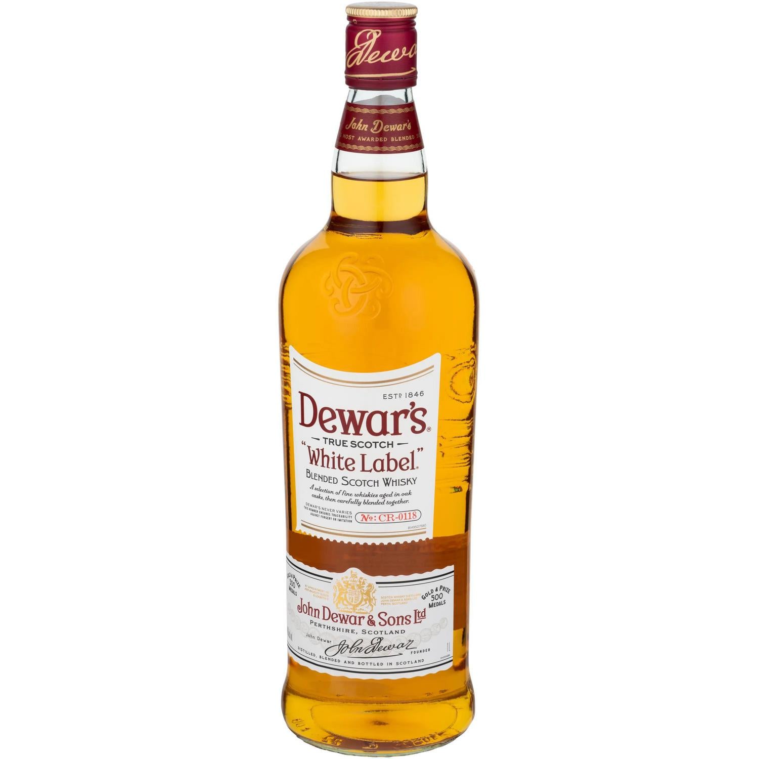 Whisky Dewar's White Label escocés 1 l.