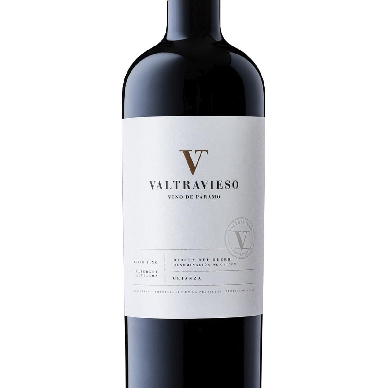 Vino tinto crianza Valtravieso D.O. Ribera del Duero 75 cl.