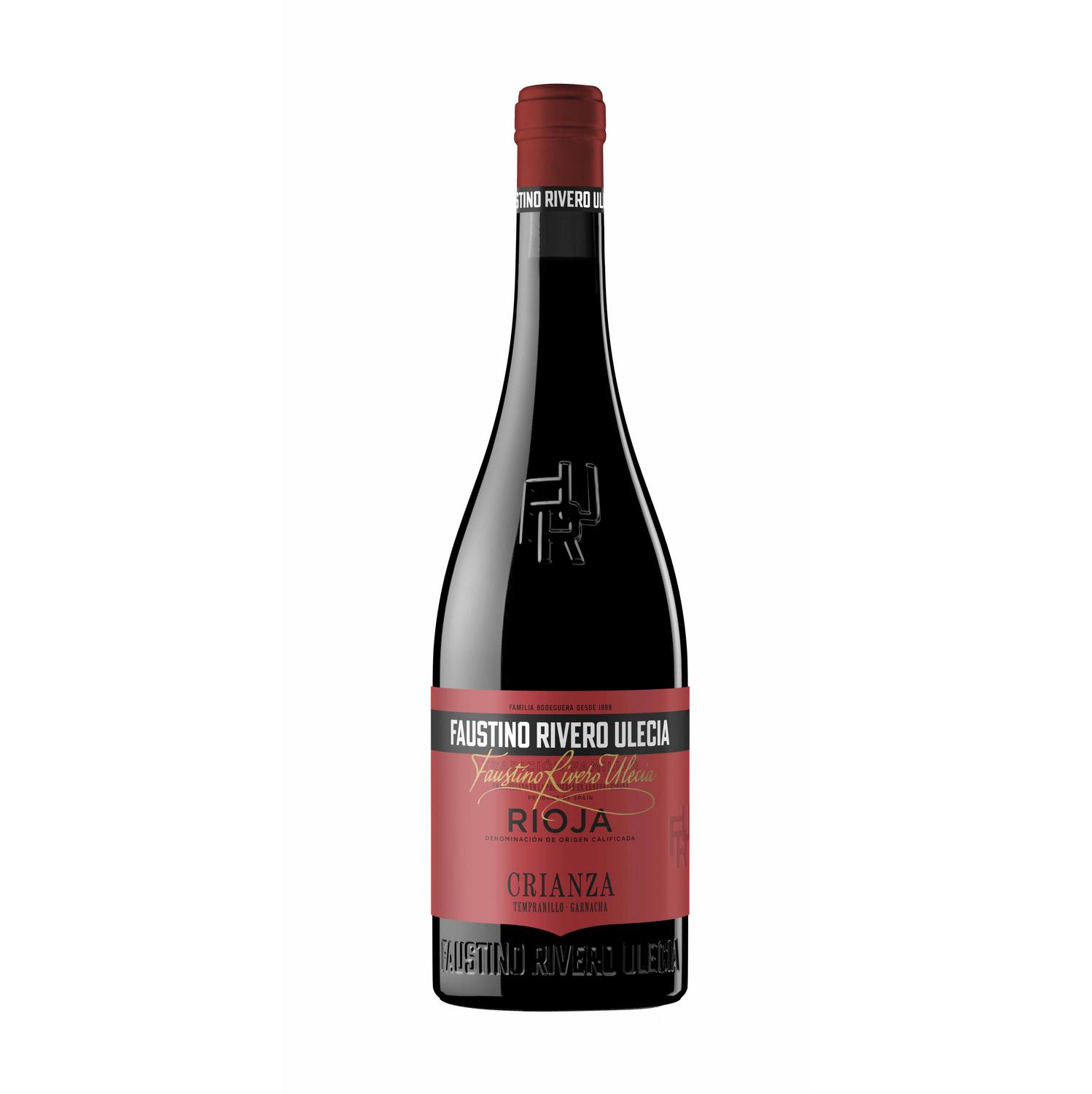 Vino tinto crianza Faustino Rivero Ulecia Vendimia Seleccionada D.O.Ca. Rioja 75 cl.