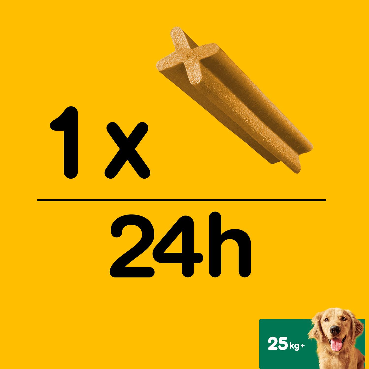 Snacks dental para perros grandes Pedigree Daily Oral Care Dentastix pack de 28 unidades