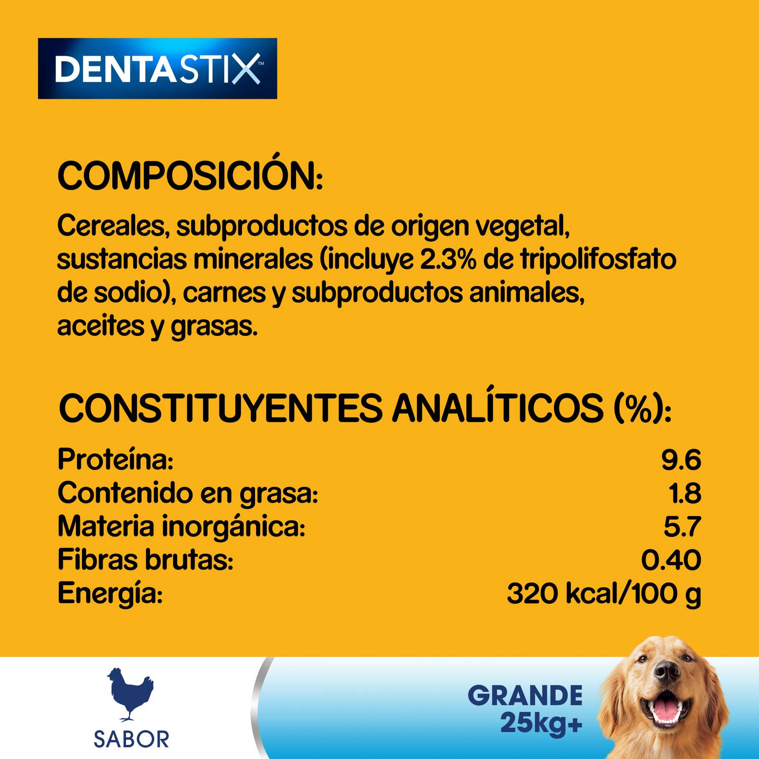 Snacks dental para perros grandes Pedigree Daily Oral Care Dentastix pack de 28 unidades