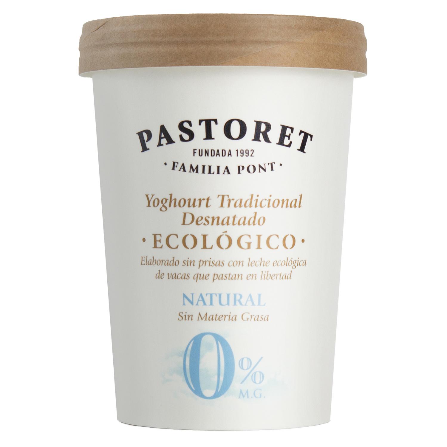 Pastoret Apm Yogur desnatado natural ecológico Pastoret 500 g. en Ahorramercado.com