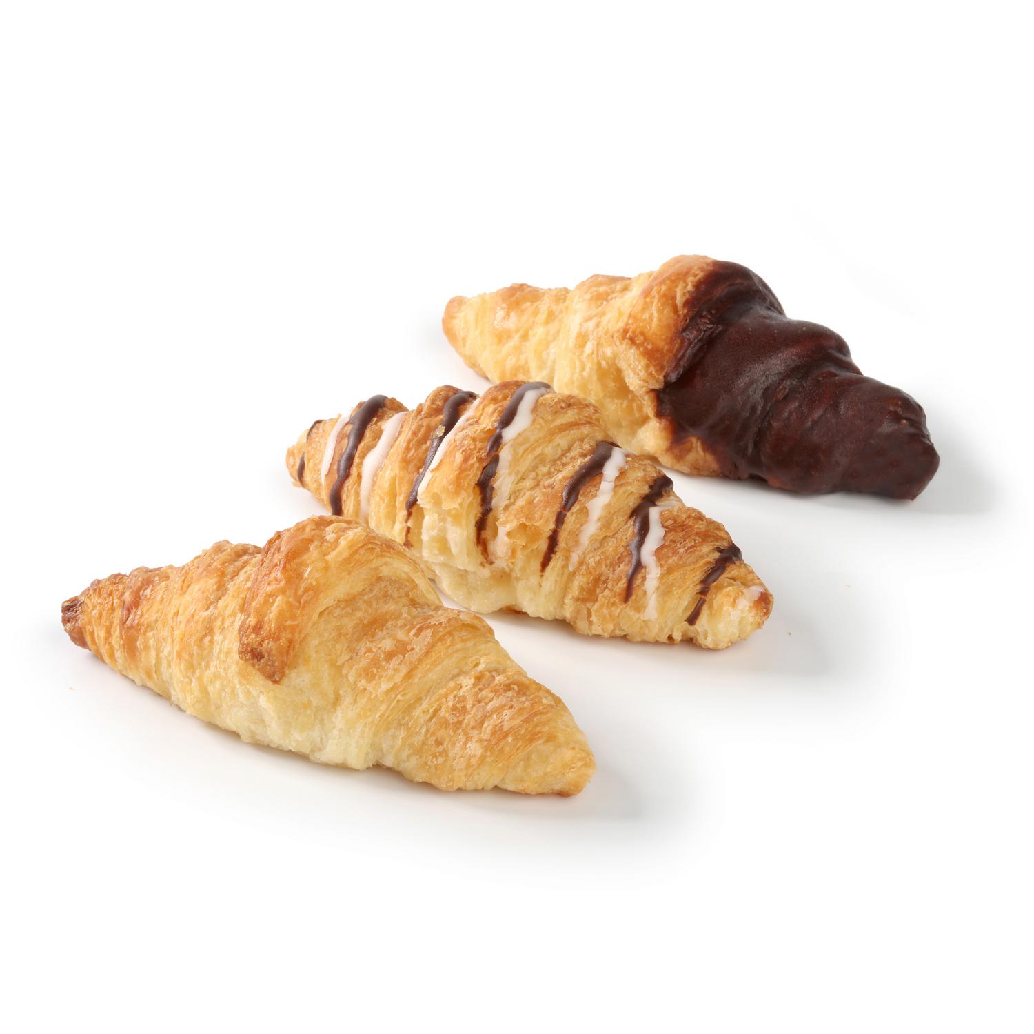 Mini Croissants bañados Carrefour 430 g