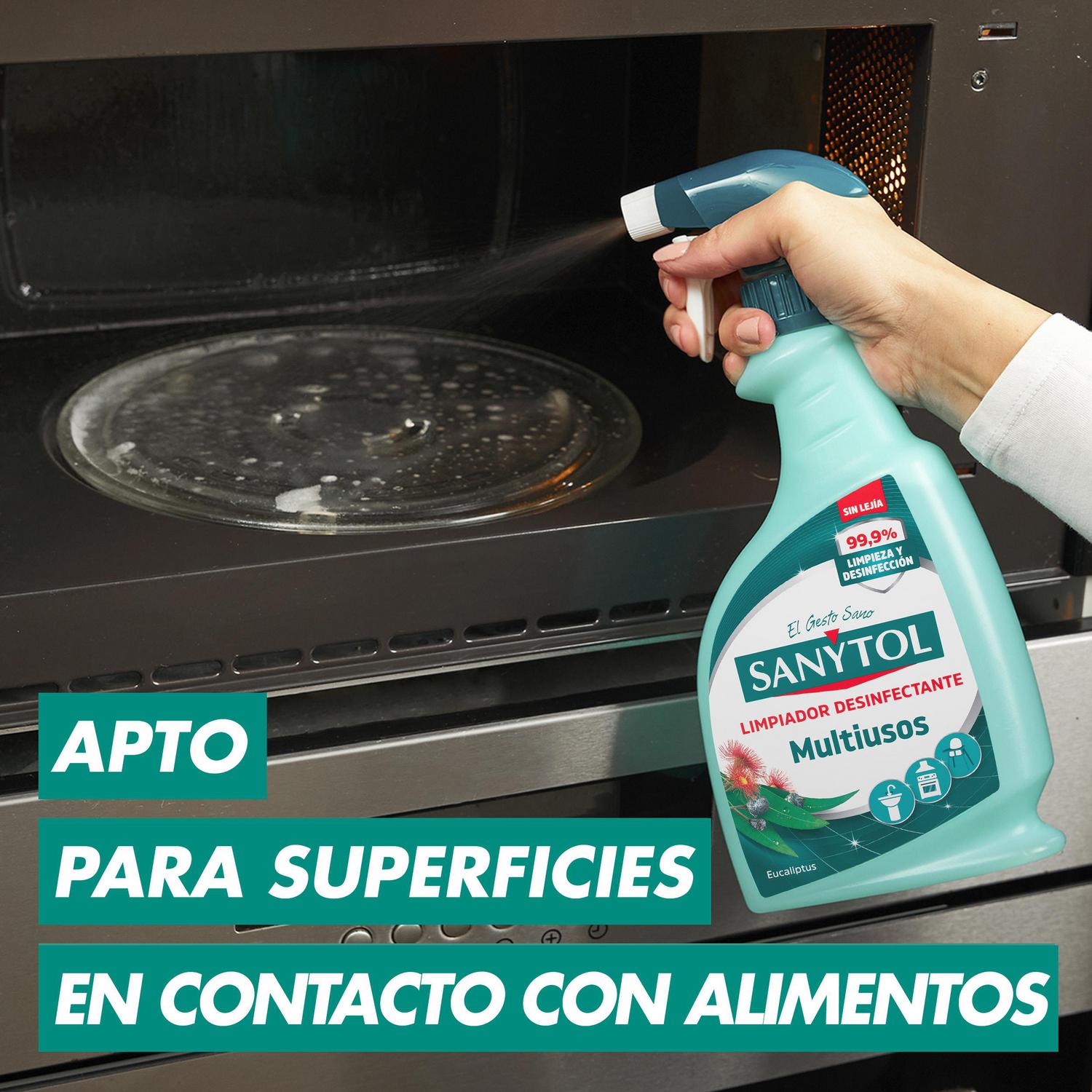 Limpiador desinfectante multiusos eucaliptus Sanytol 750 ml.