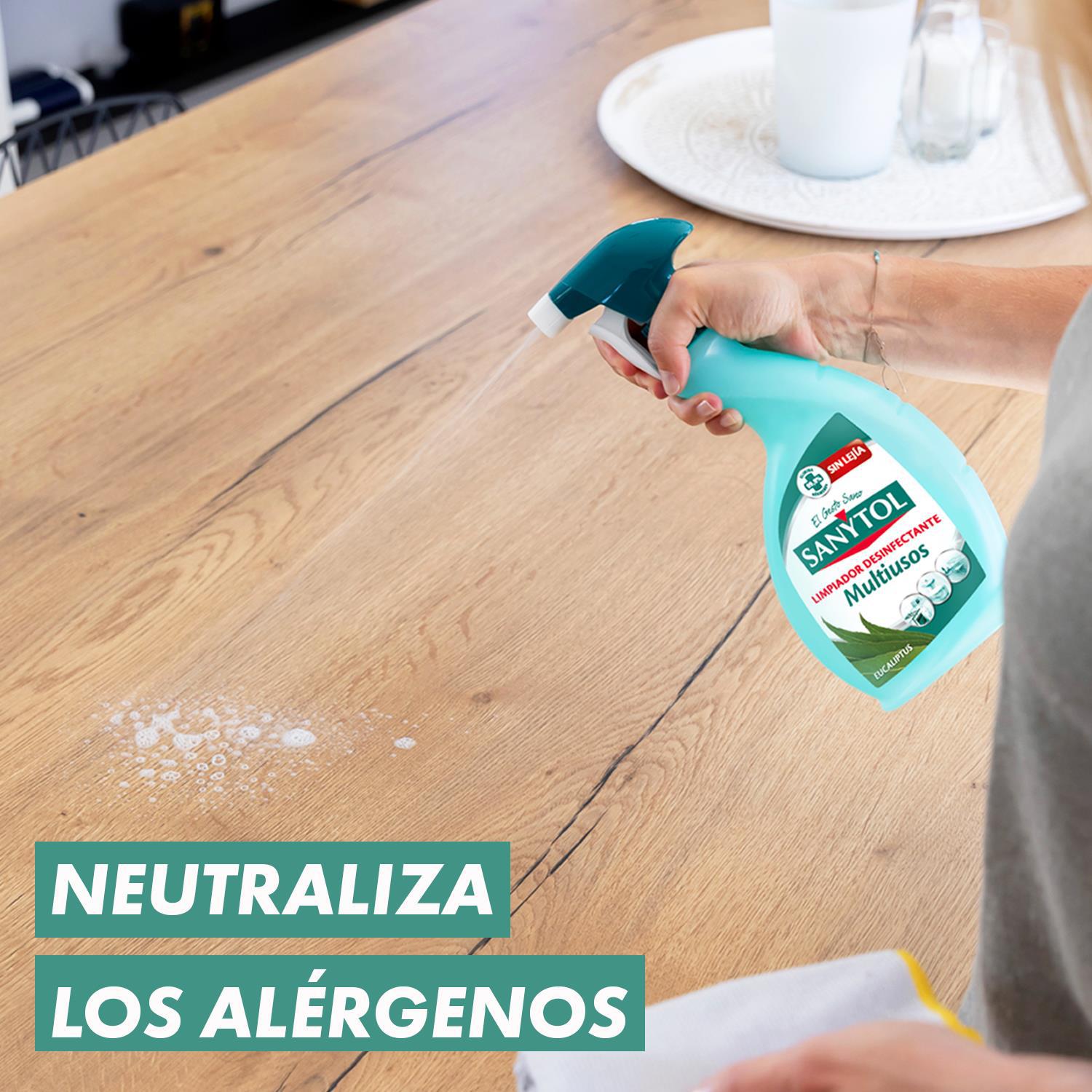 Limpiador desinfectante multiusos eucaliptus Sanytol 750 ml.