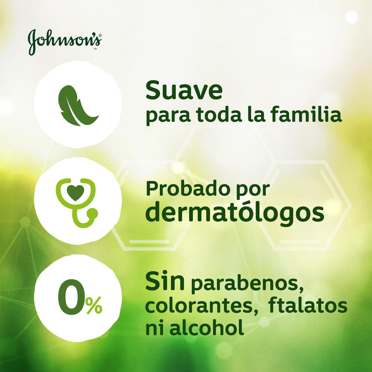Polvos de talco suave bebé piel sensible natural hipoalergénico Johnson's Baby 200 g.
