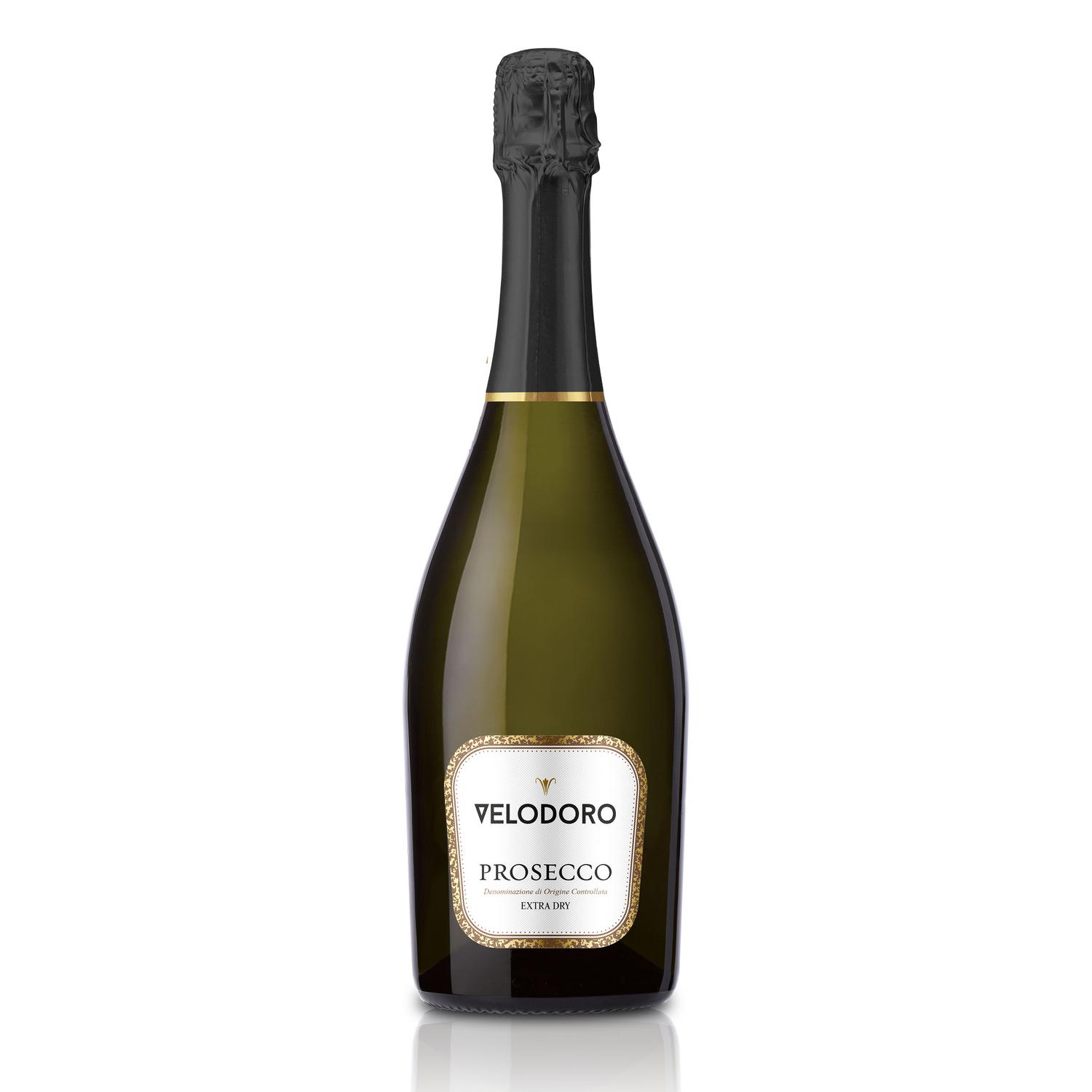 Vino blanco extra dry Velodoro DOC Prosecco 75 cl.