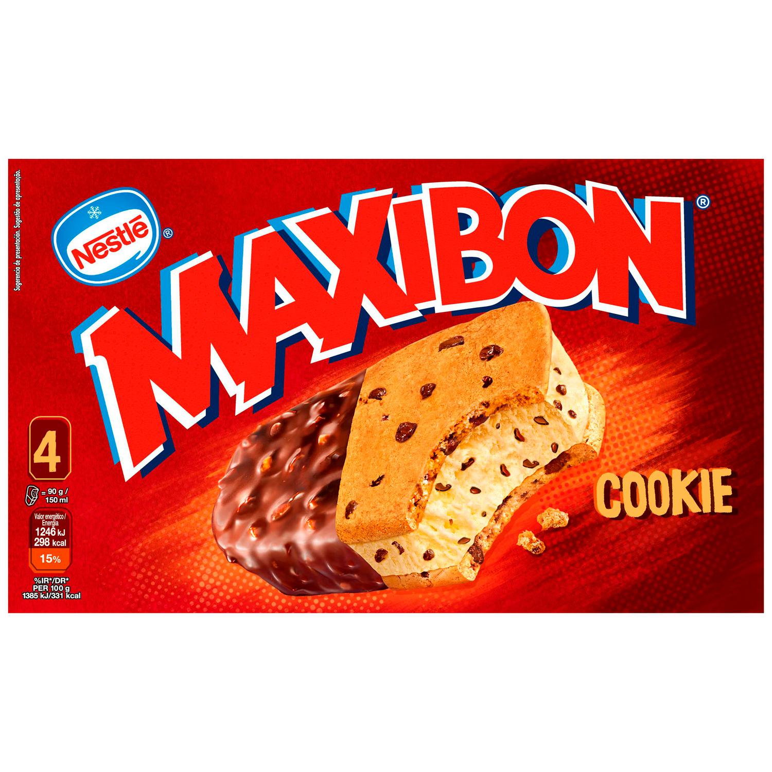 Sandwich Cookie Maxibon Nestlé 4 ud.