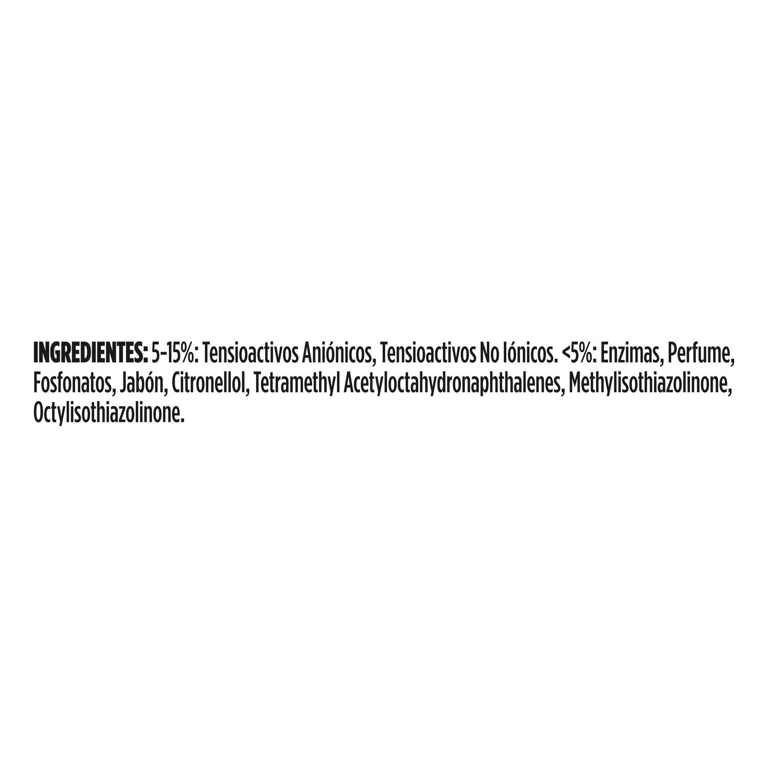 Detergente líquido limpieza profunda Skip 45 lavados.