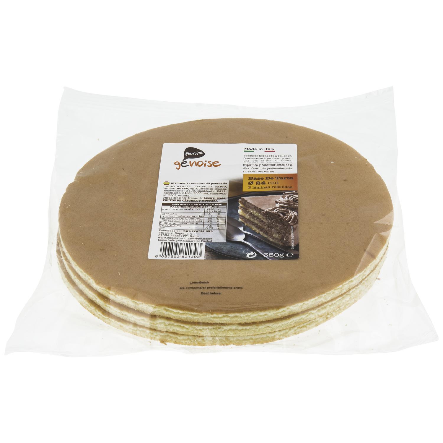 Base de tarta 3 capas Petite Genoise 350 g