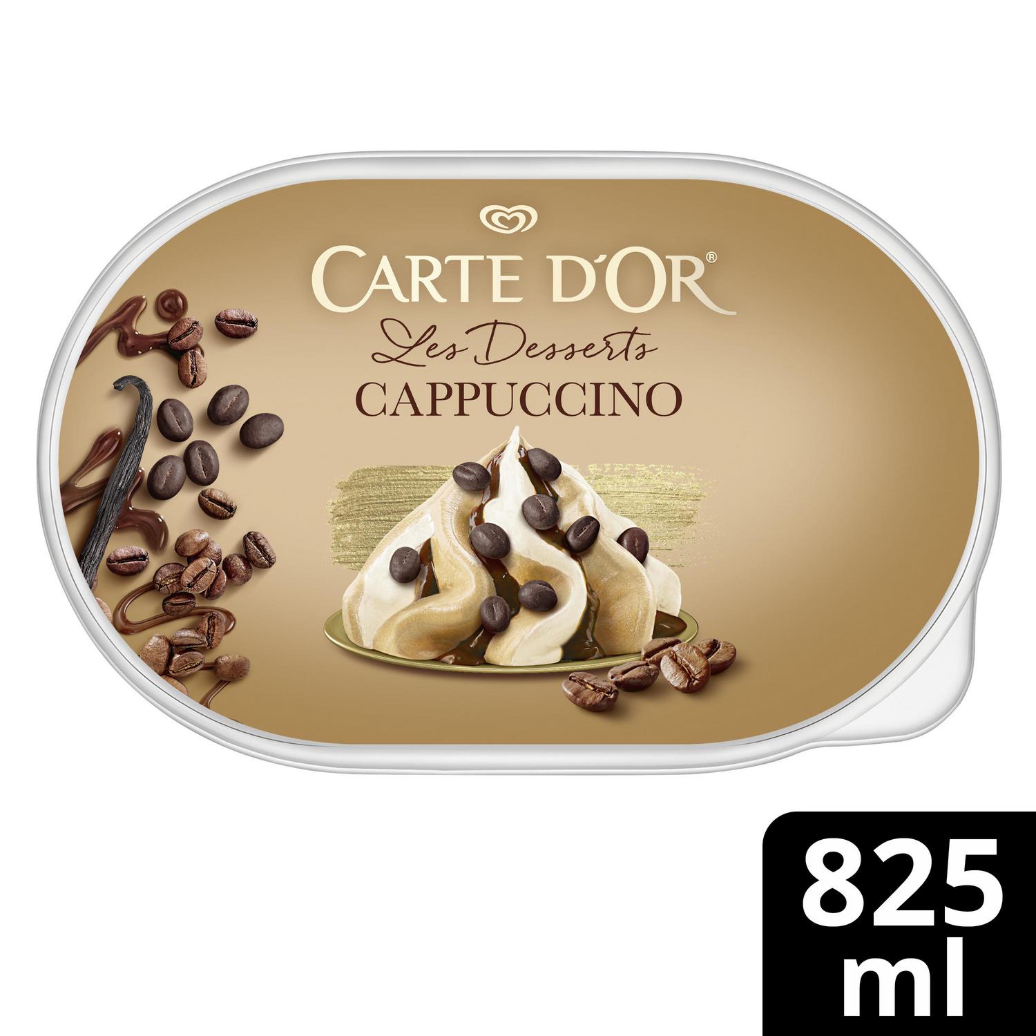 Helado de cappuccino Les Desserts Carte d'Or 825 ml.