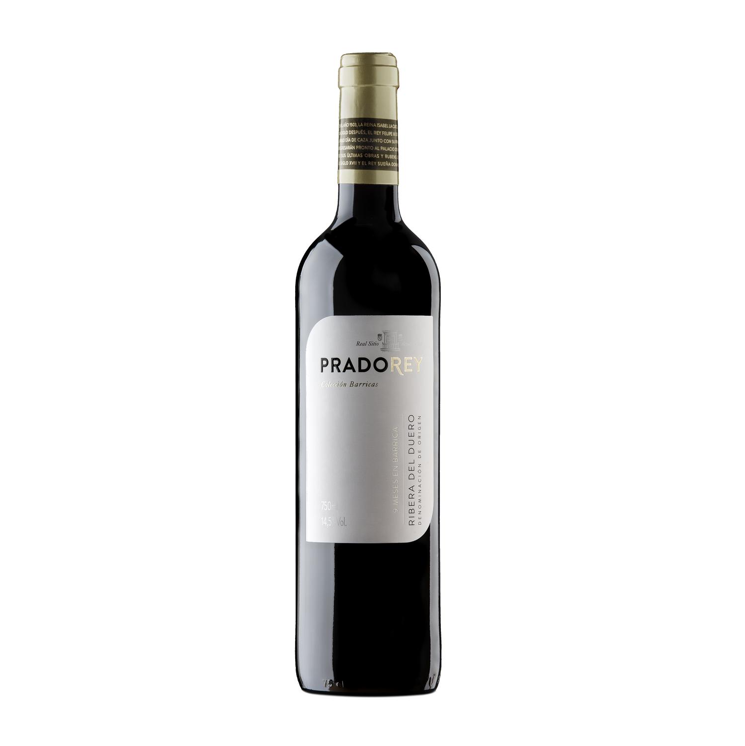 Vino tinto con crianza tempranillo PradoRey D.O. Ribera del Duero 75 cl.