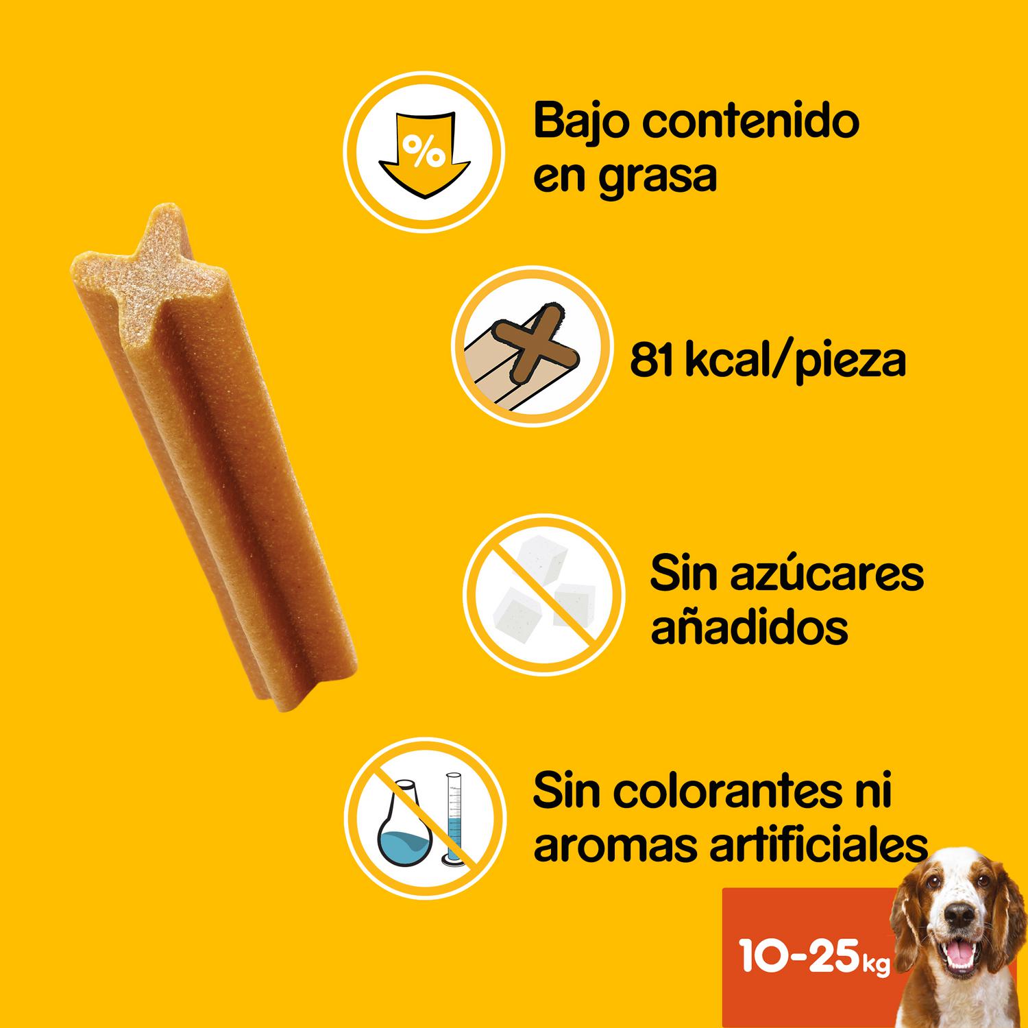 Snacks dental para perros medianos Pedigree daily Oral Care Dentastix pack de 56 unidades