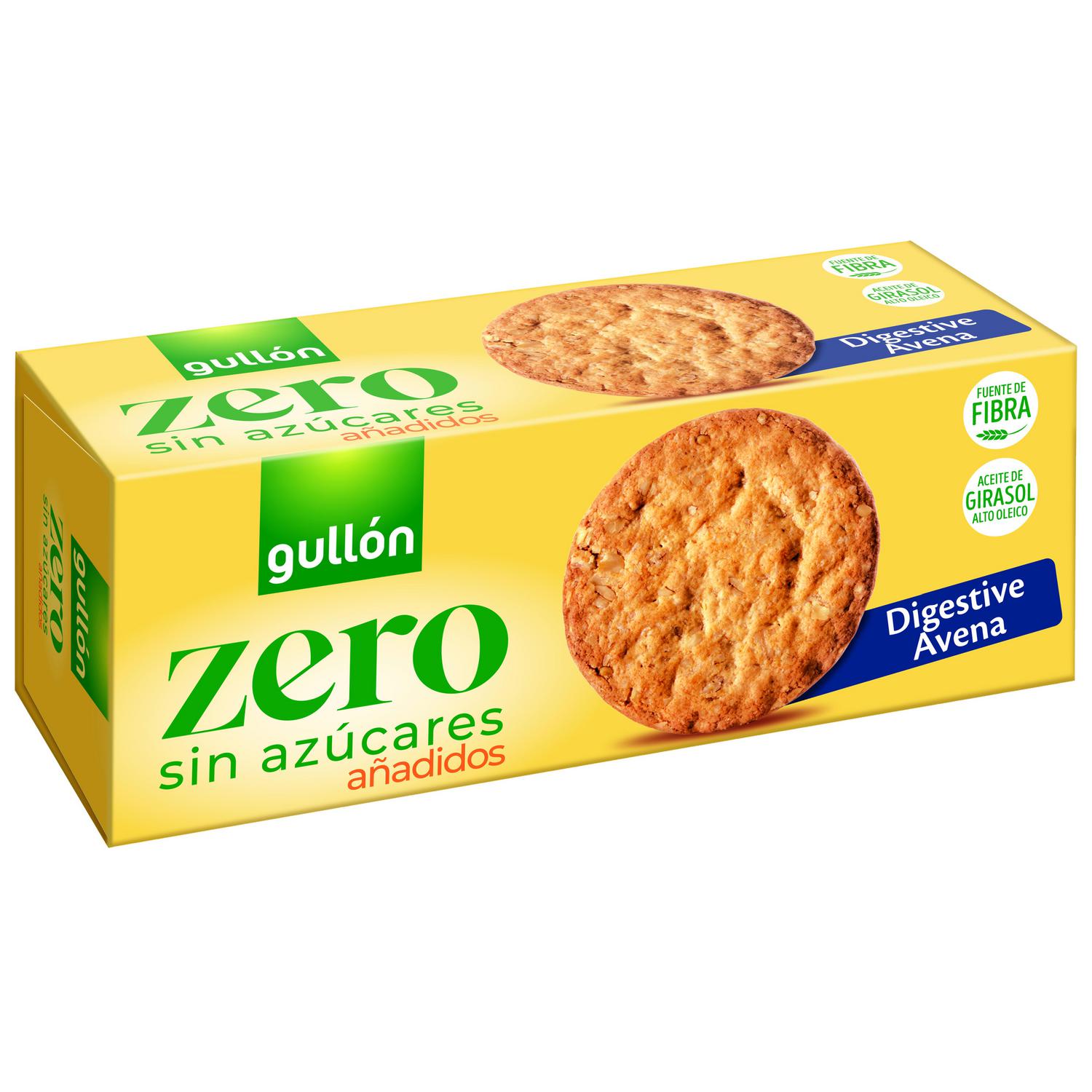 Galletas de avena Zero Gullón sin azúcar añadido 410 g.