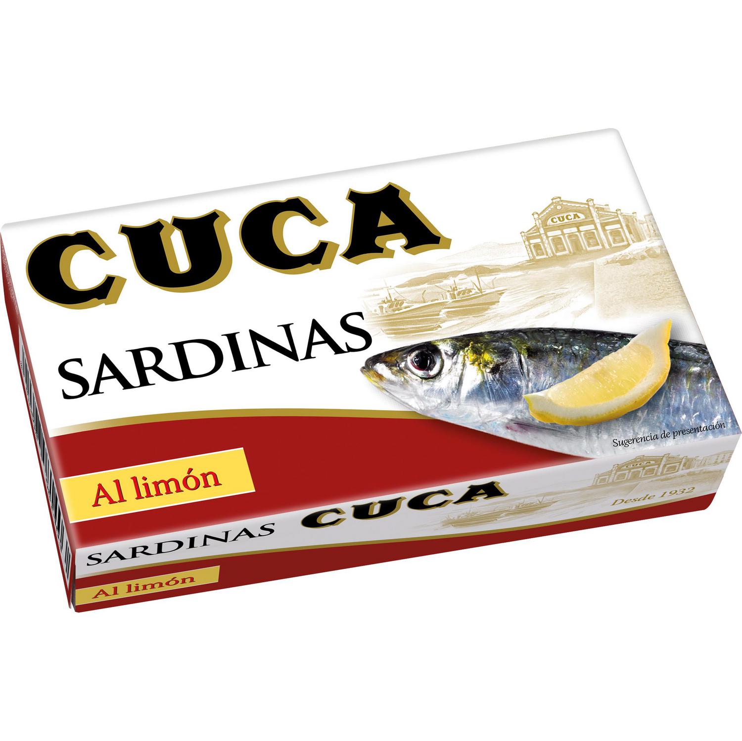 Sardinas al limón Cuca 85 g.