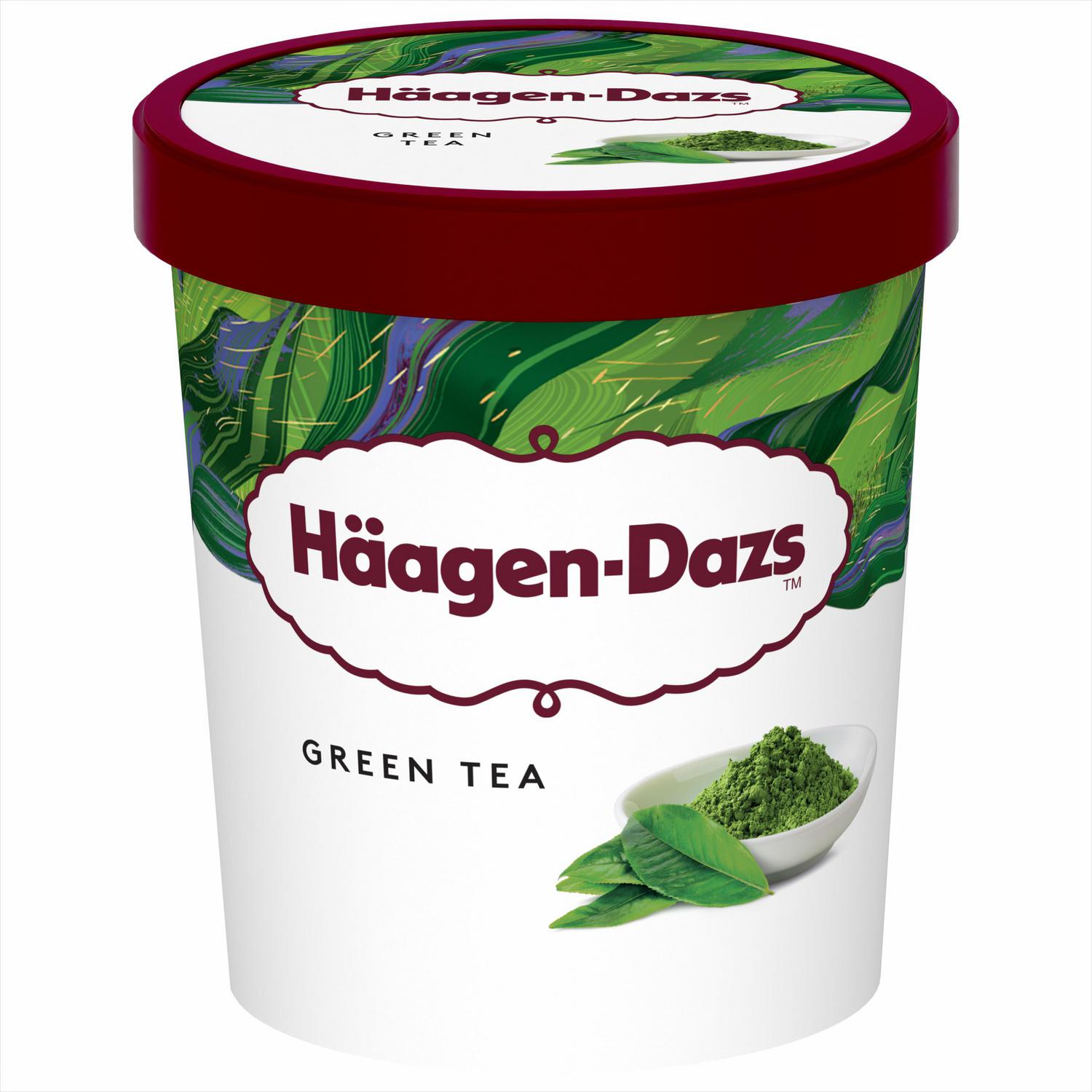 Helado de crema de té verde Häagen-Dazs 460 ml.