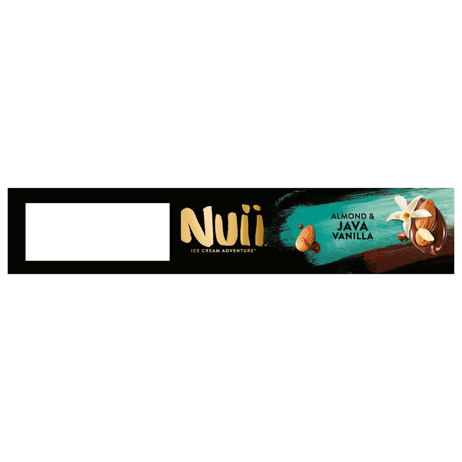 Helado Bombón almendrado con vainilla de Java Nuii sin gluten 4 ud.