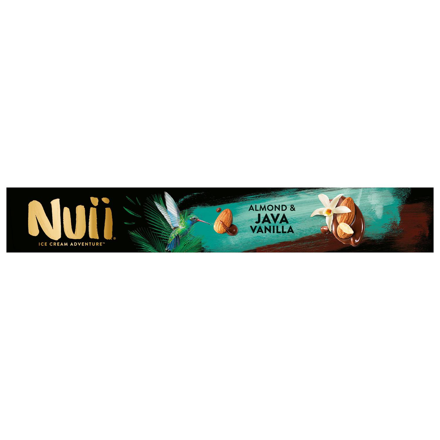 Helado Bombón almendrado con vainilla de Java Nuii sin gluten 4 ud.