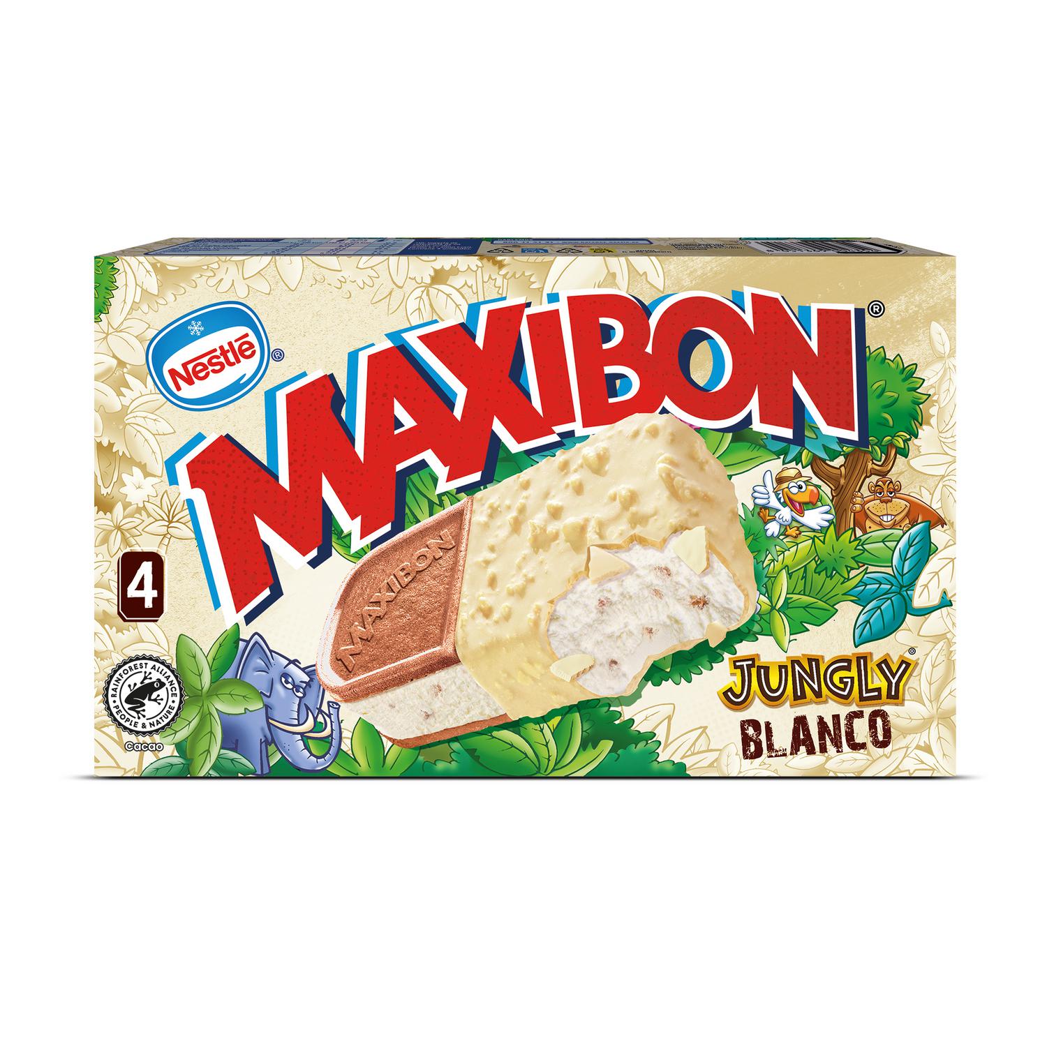 Maxibon Jungly Blanco Nestlé 4 ud.