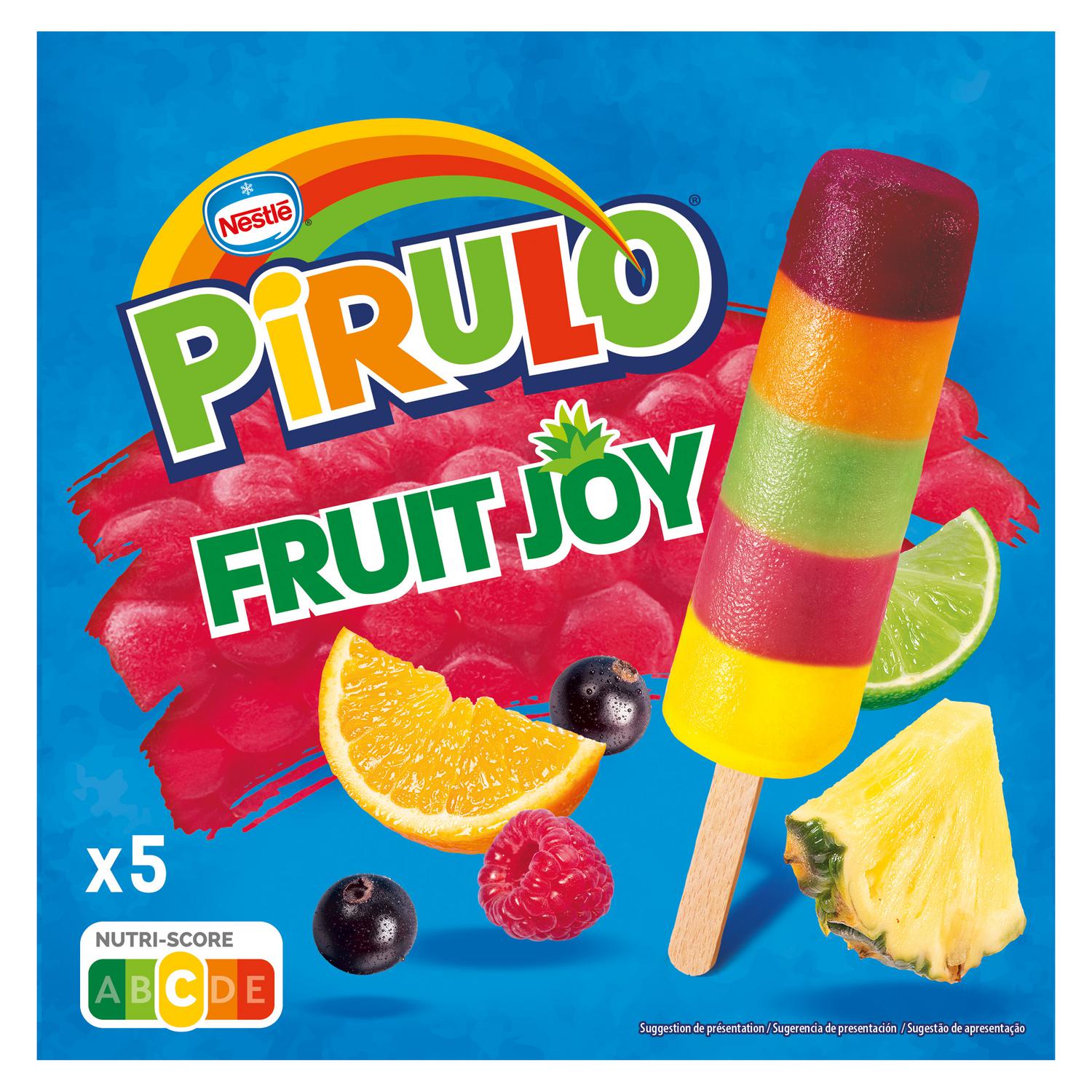 Pirulo Fruit Joy Nestlé sin gluten 5 ud.