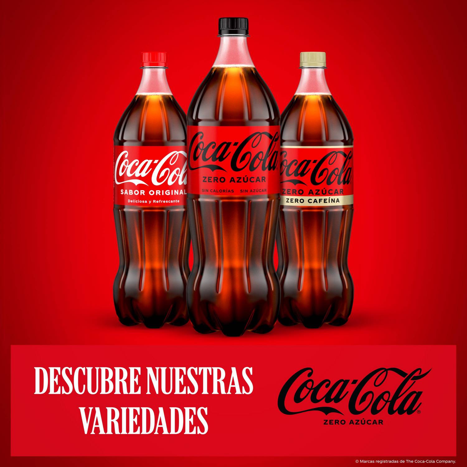 Coca Cola zero azúcar botella 1,25 l.