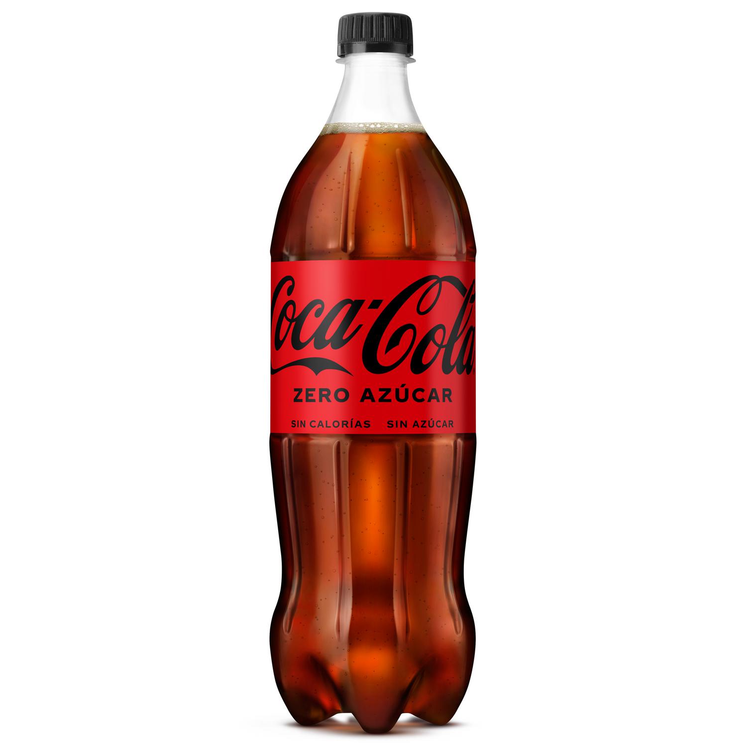 Coca Cola zero azúcar botella 1,25 l.